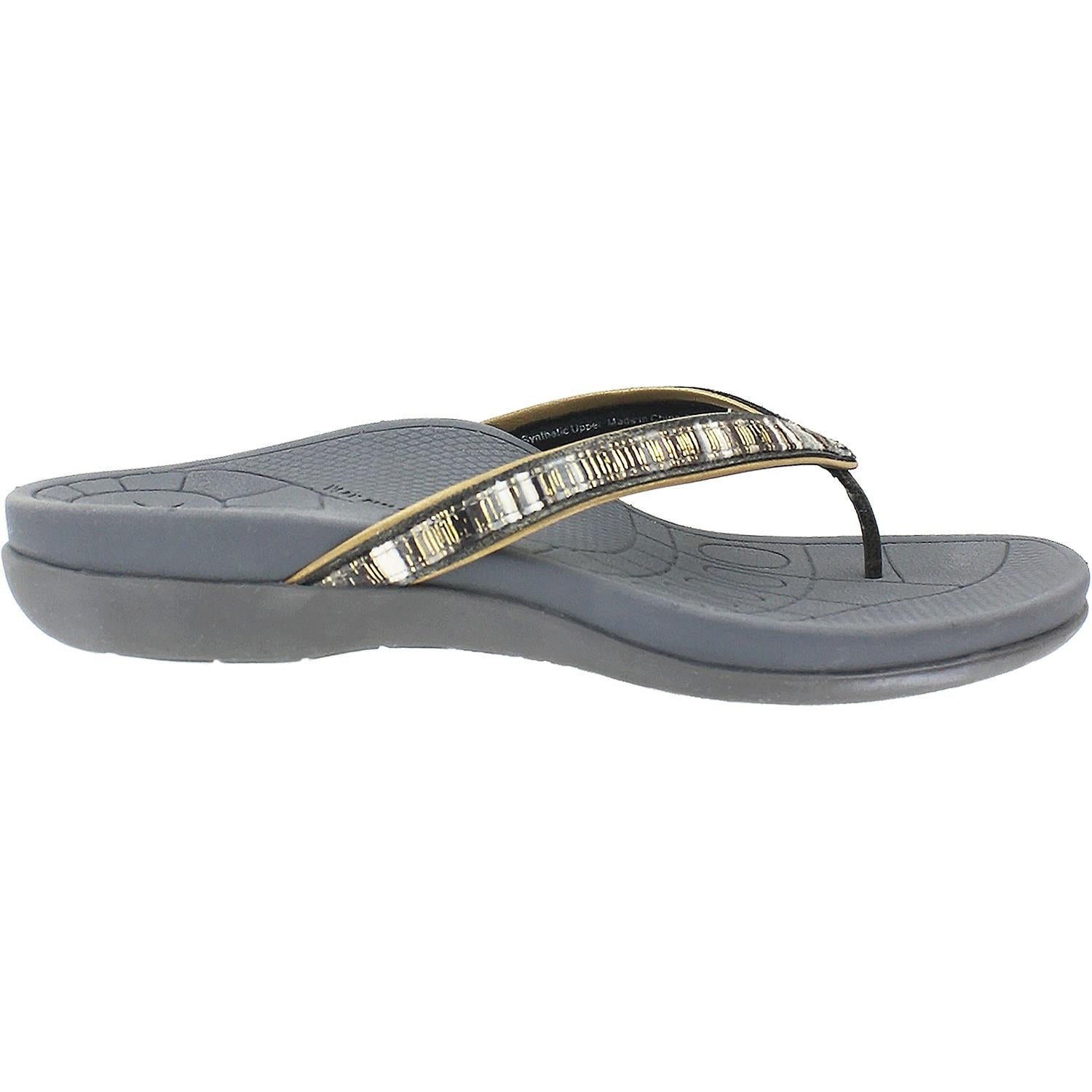Womens Aetrex Women's Aetrex Gwen Pewter Synthetic Pewter Synthetic