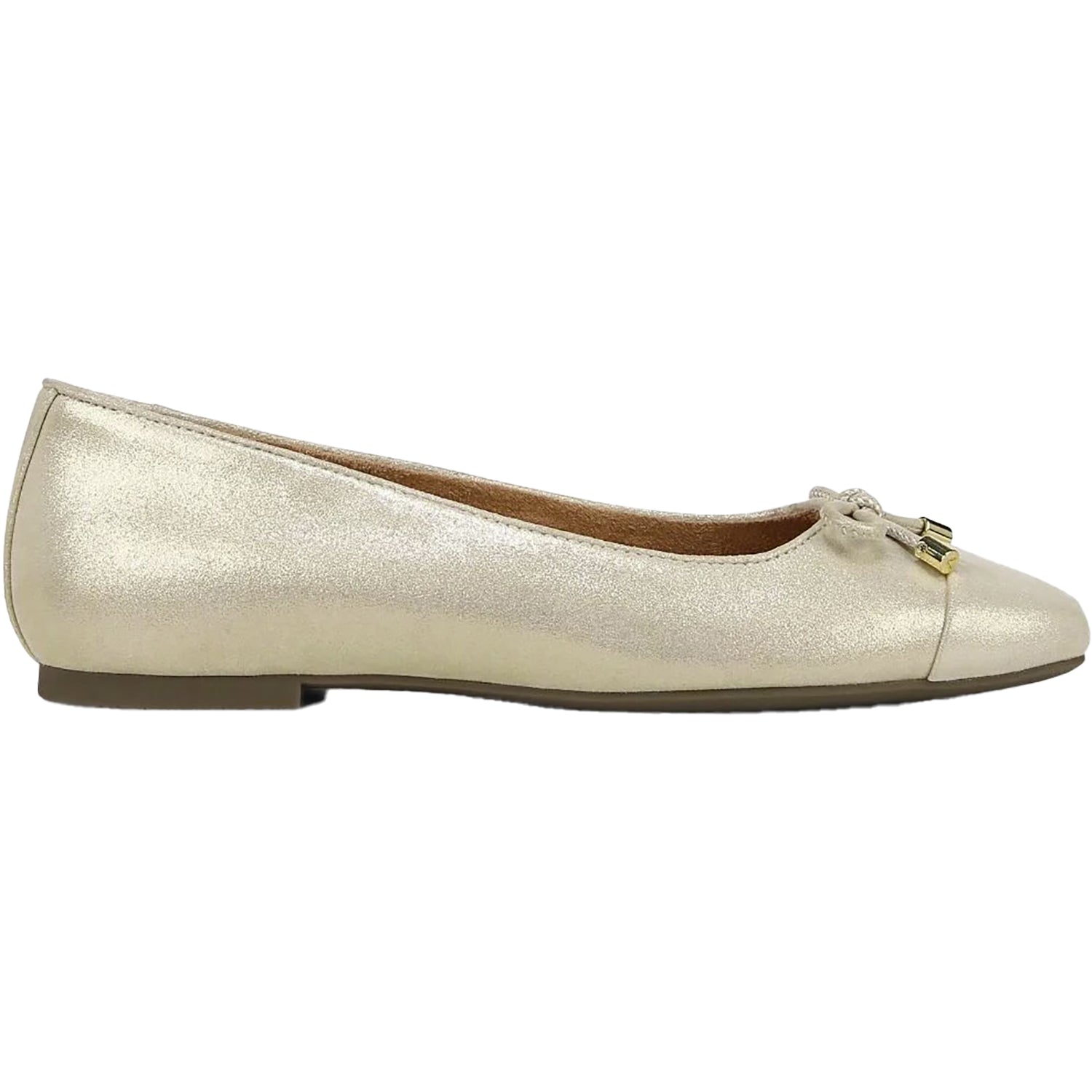 Womens Vionic Women's Vionic Klara Gold Leather Gold Leather