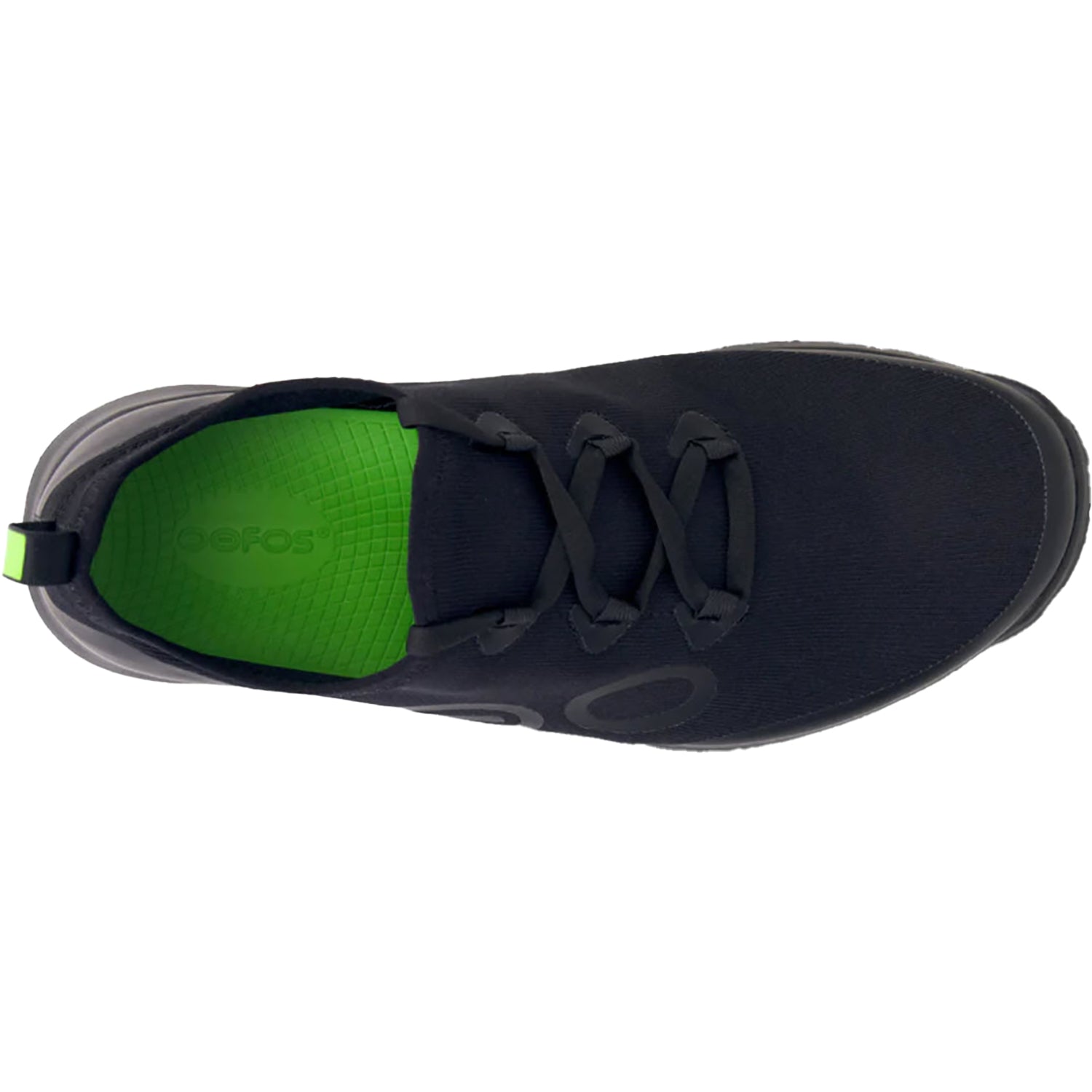Womens Oofos Women's OOFOS OOMG Sport LS Black/Black Mesh Black/Black Mesh