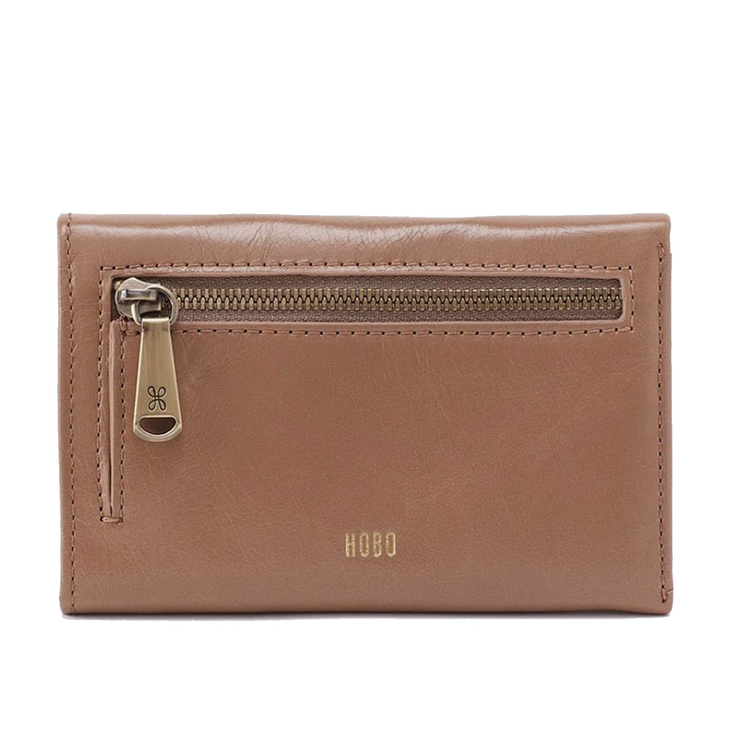 Womens Hobo Hobo International Jill Trifold Wallet Polished Cashmere Polished Cashmere