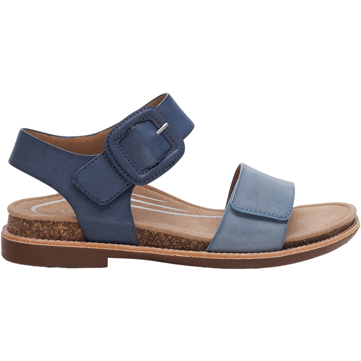 Womens Aetrex Women's Aetrex Claire Navy Leather Navy