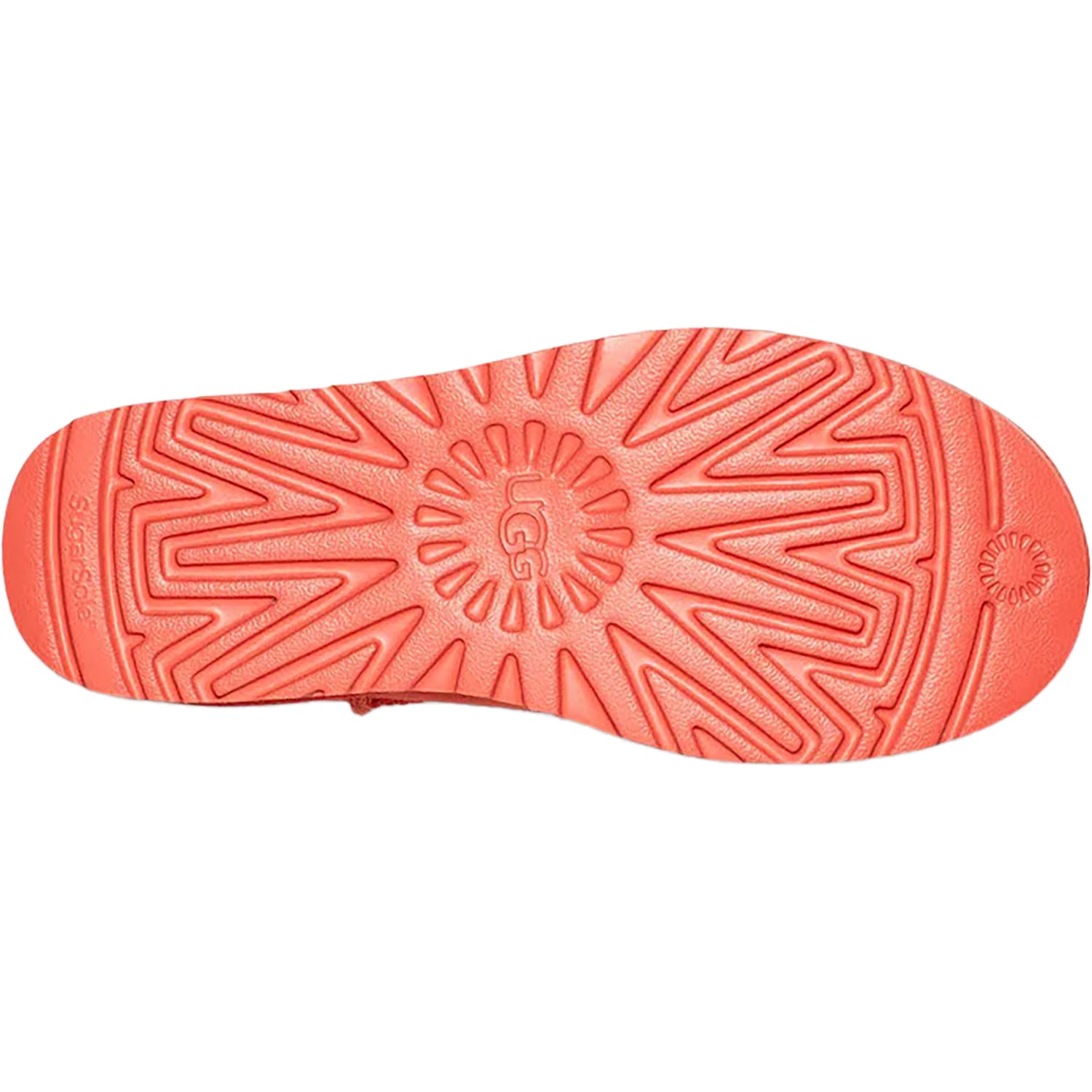 Womens Ugg Women's UGG Classic Mini Platform Vibrant Coral Suede Vibrant Coral Suede
