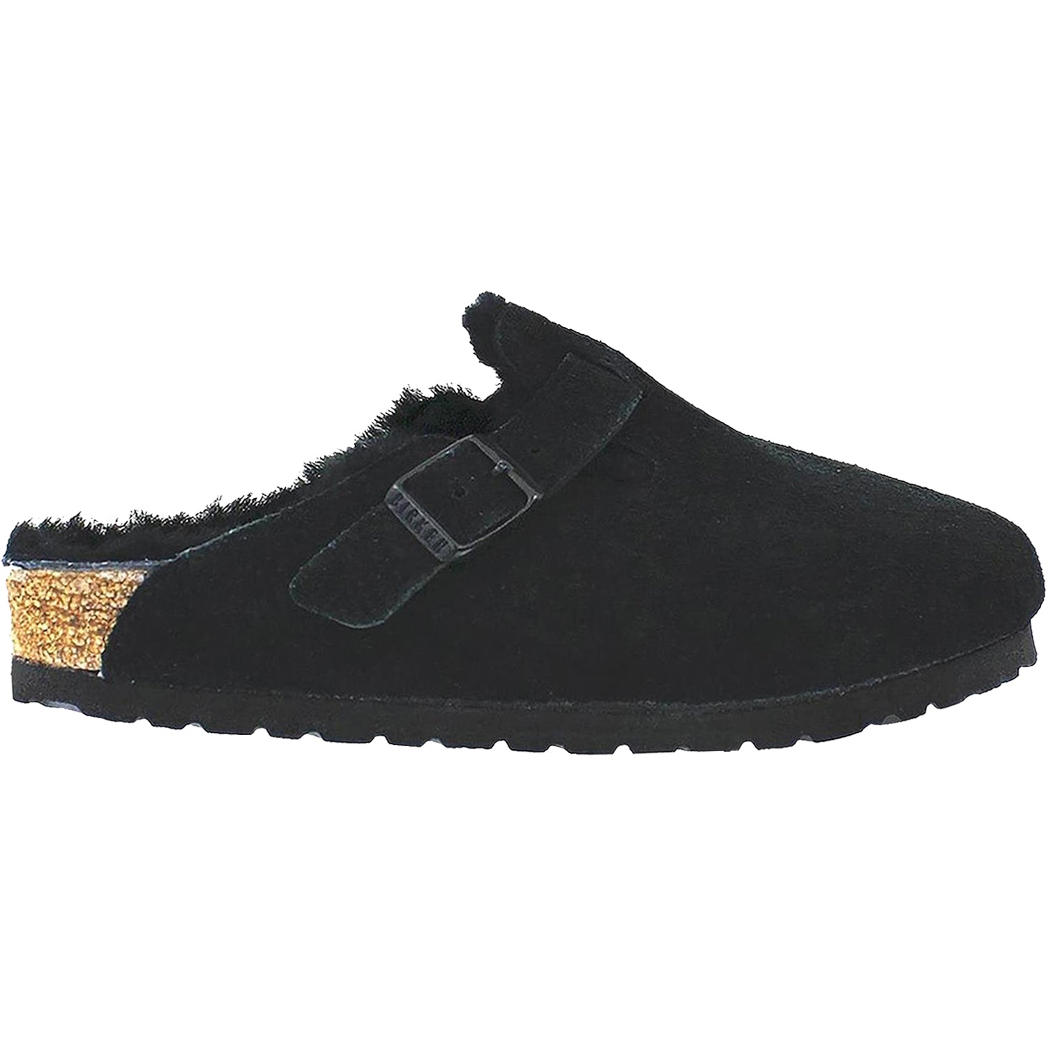 Unisex Birkenstock Unisex Birkenstock Boston Shearling Black Suede Black Suede