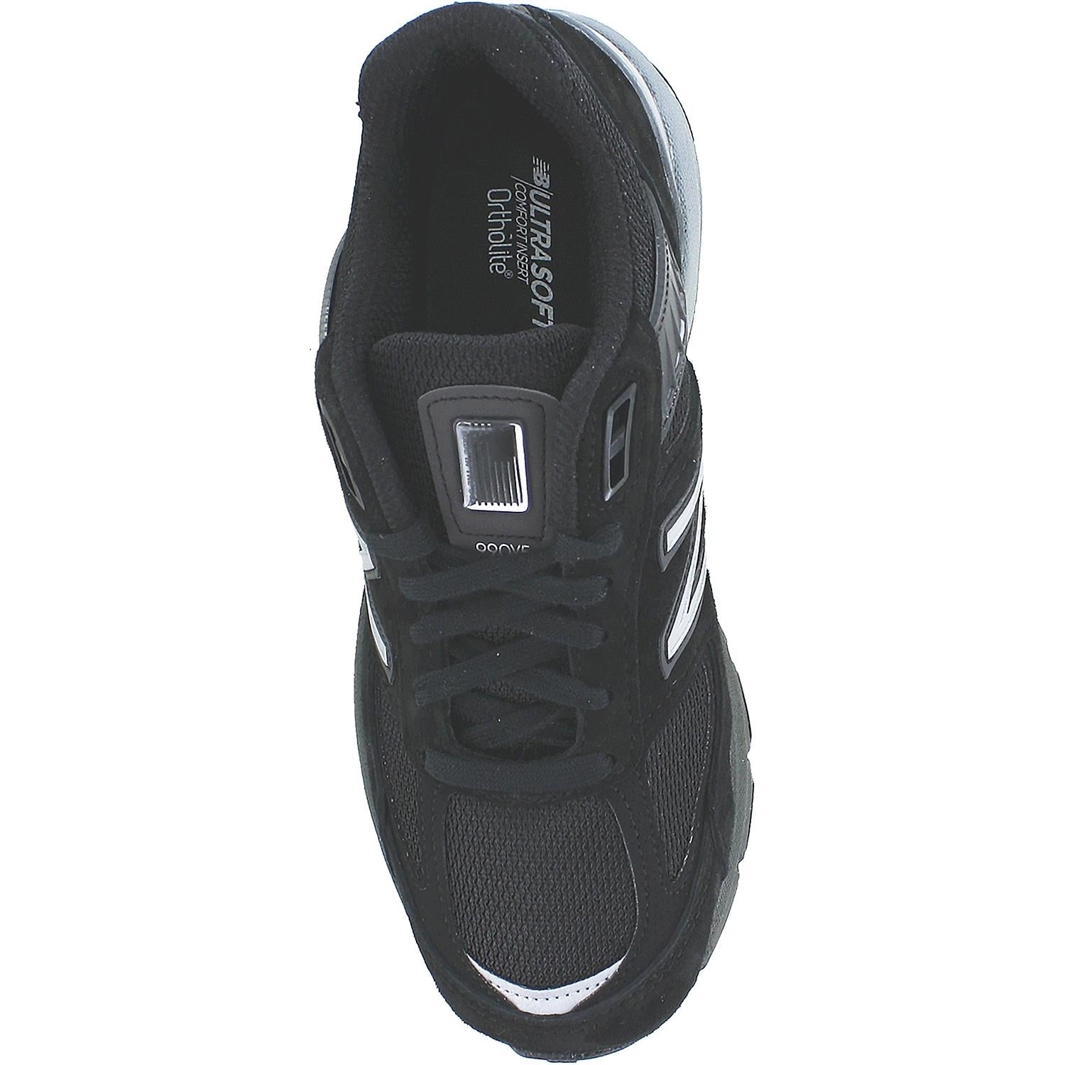 Womens New balance Women's New Balance W990BK5 Running Shoess Black/Silver Suede/Mesh Black/Silver Suede/Mesh