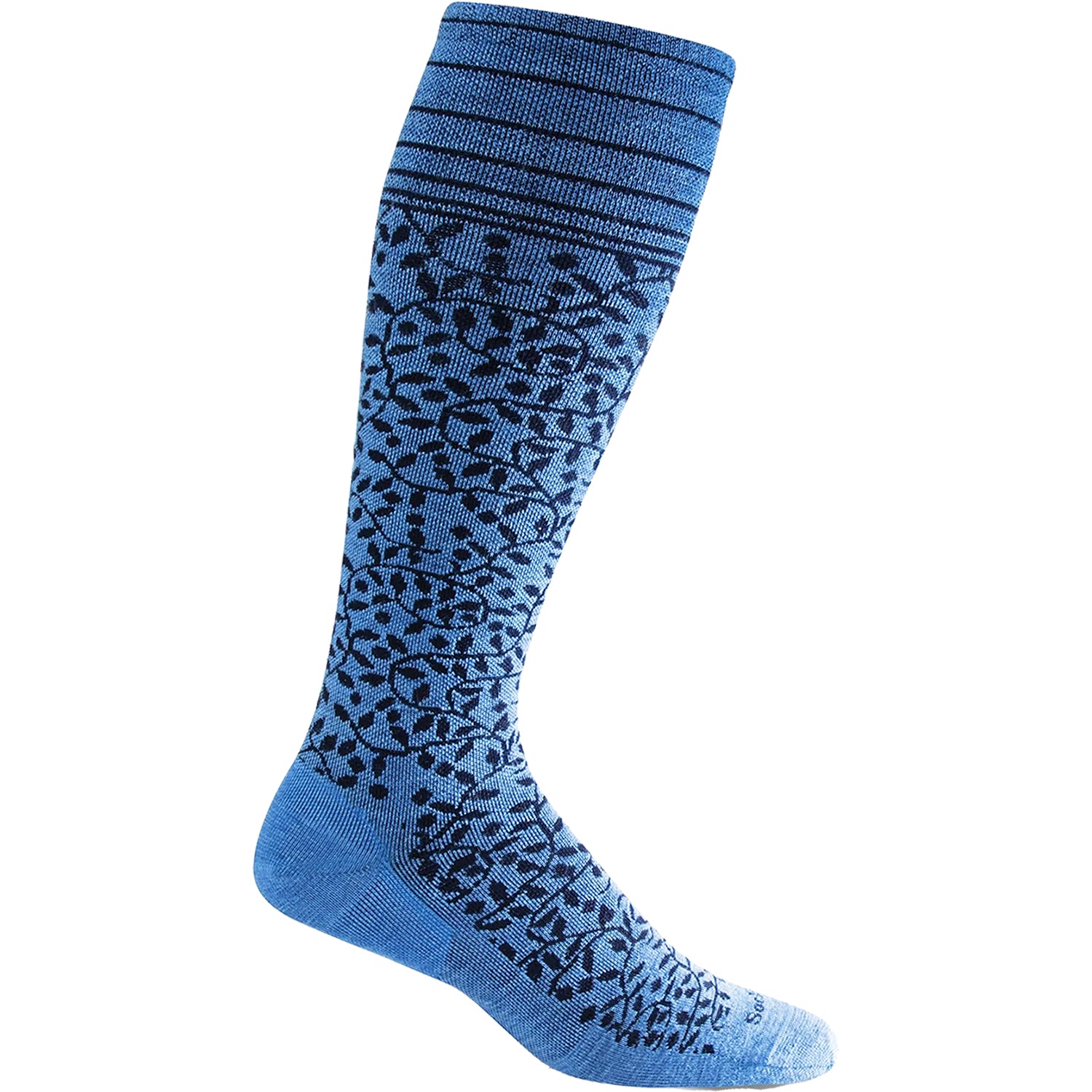 Womens Sockwell Women's Sockwell New Leaf Ocean Knee High Socks 20-30 mmHg Ocean