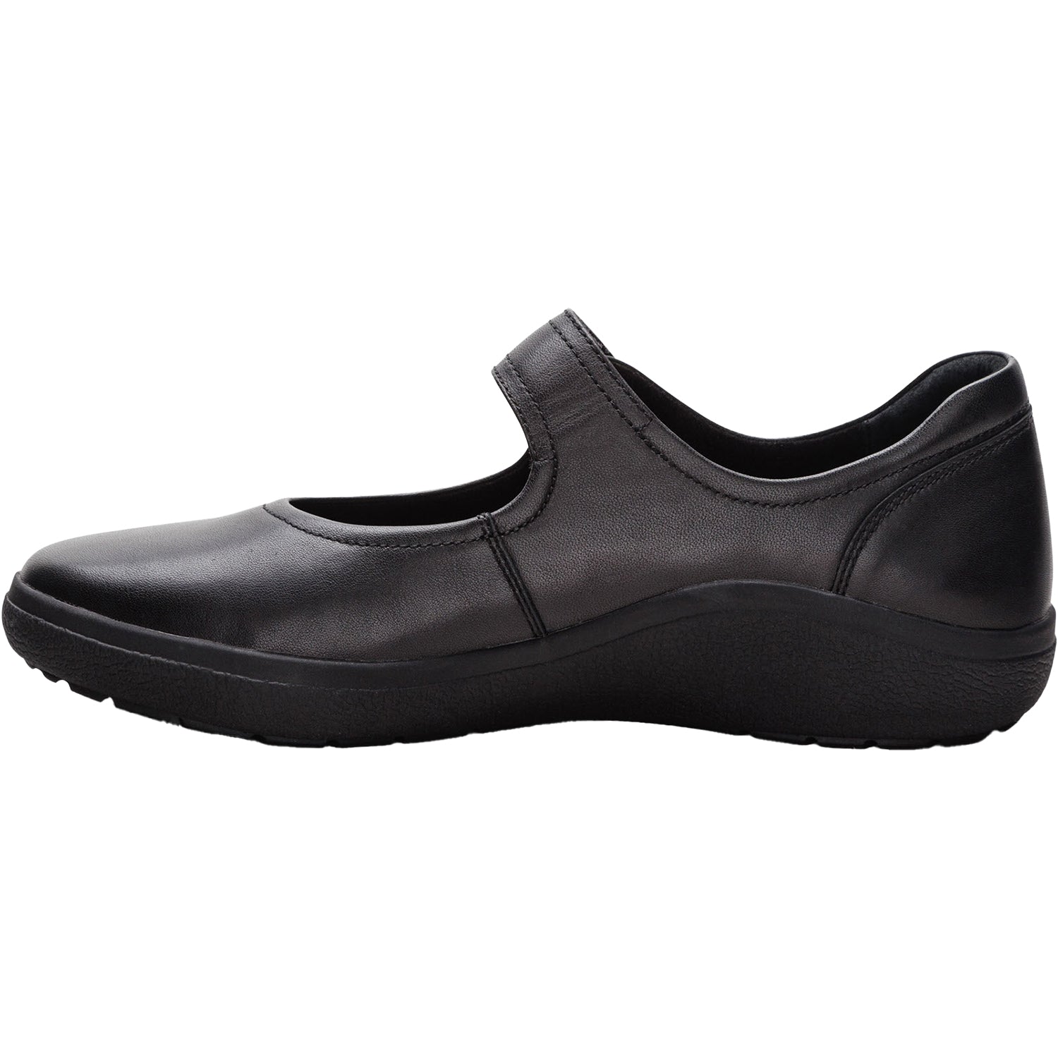 Womens Aetrex Women's Aetrex Erica Black Leather Black Leather