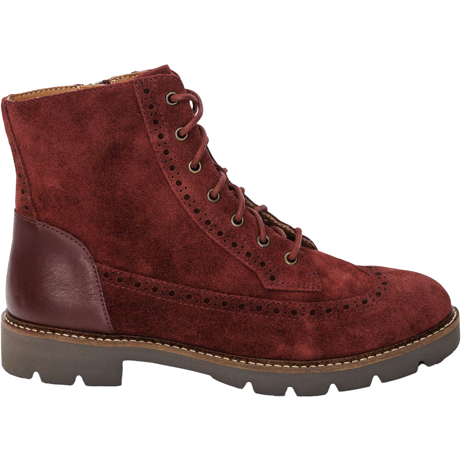 Womens Aetrex Women's Aetrex Margot Dark Red Suede Dark Red Suede