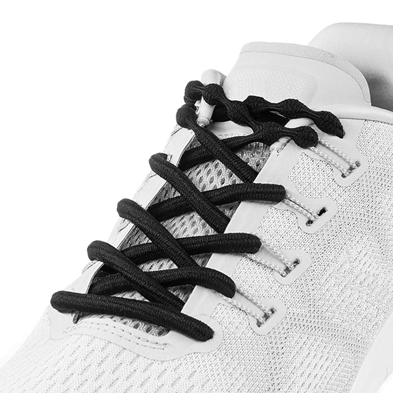 Unisex Caterpy Unisex Caterpy Air Lifestyle Elastic No Tie Shoelaces Jaguar Black Jaguar Black