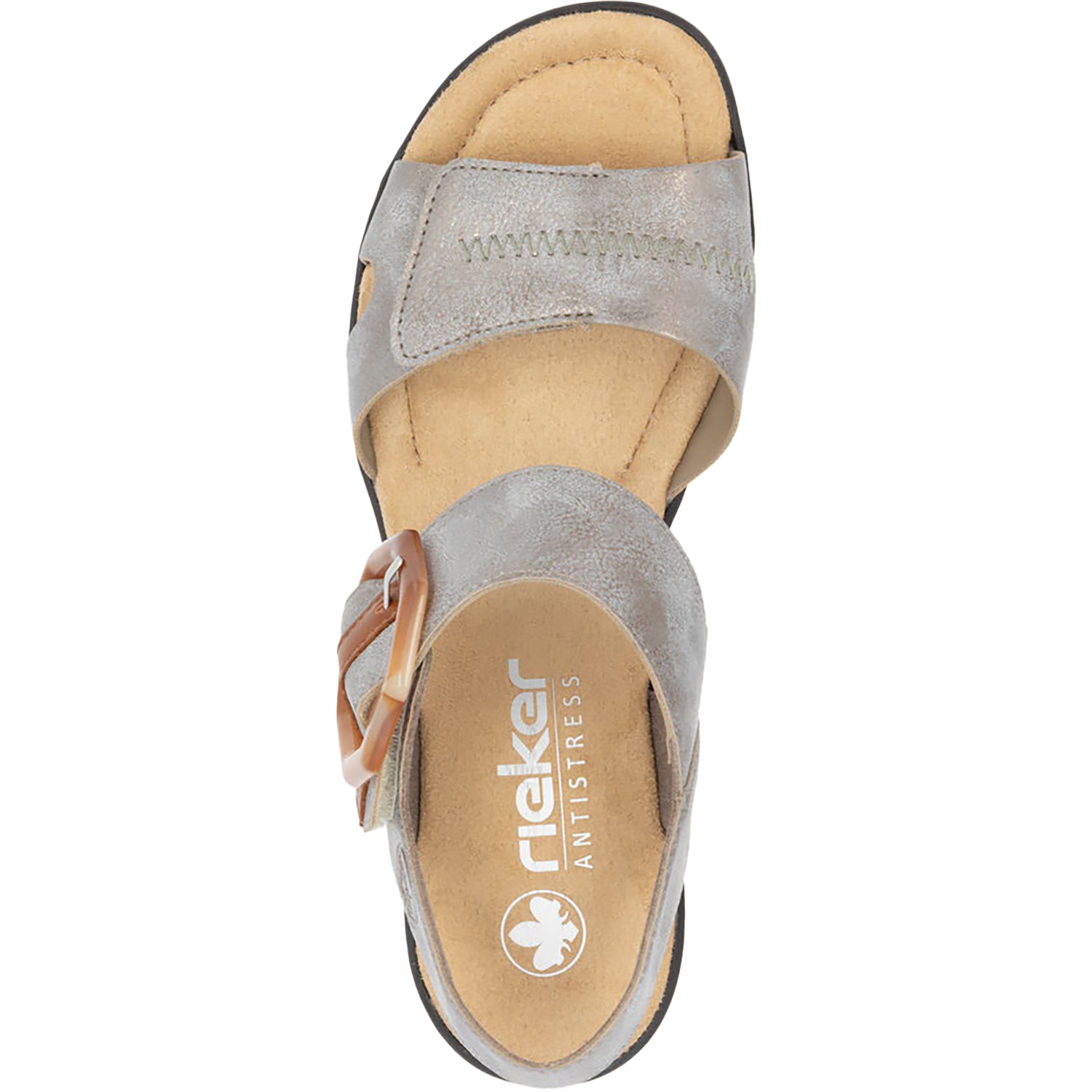 Womens Rieker Women's Rieker 68176-40 Grey/Cayenne Synthetic Grey/Cayenne Synthetic