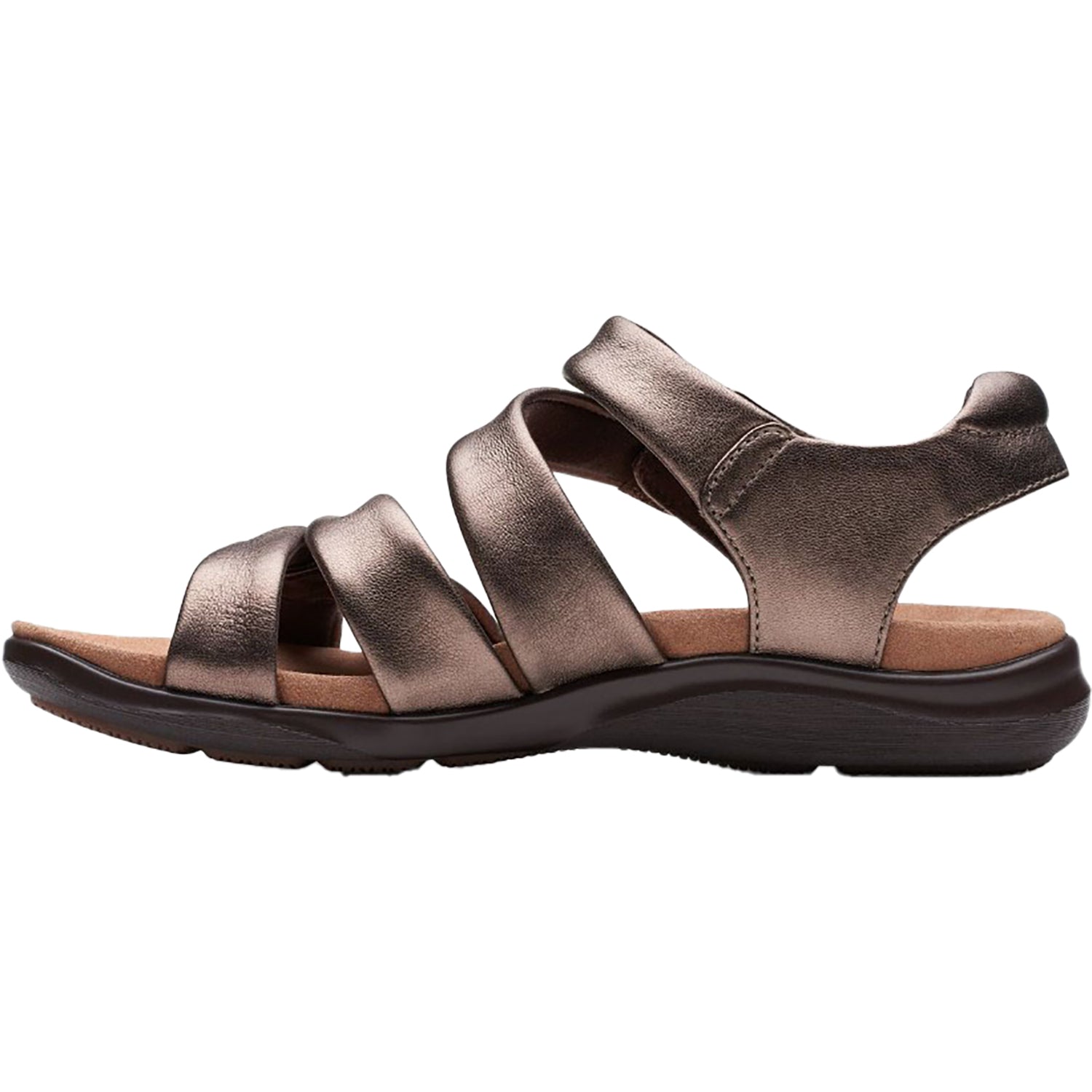 Womens Clarks Women's Clarks Kitly Ave Bronze Leather Bronze Leather