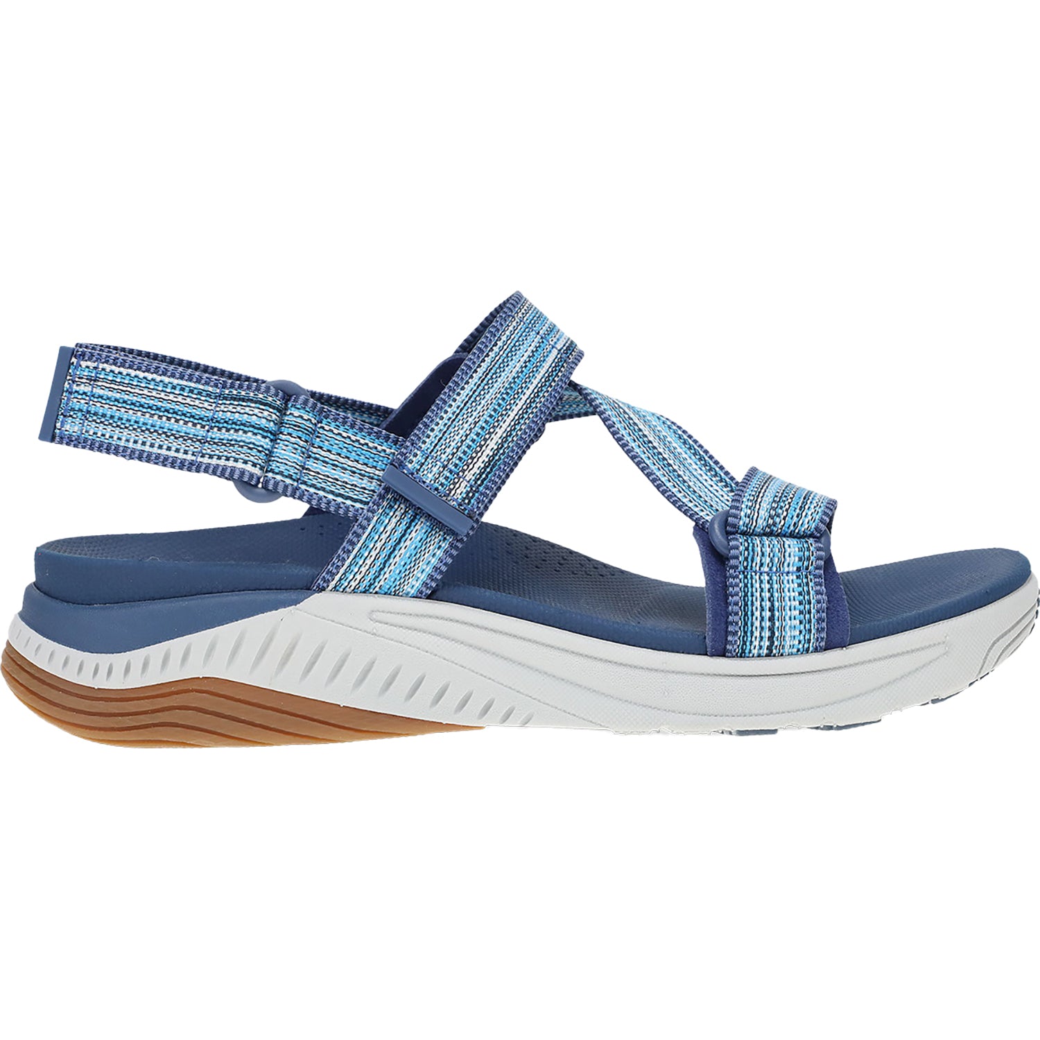 Womens Dansko Women's Dansko Rayna Blue Multi Webbing Synthetic Blue Multi Webbing Synthetic