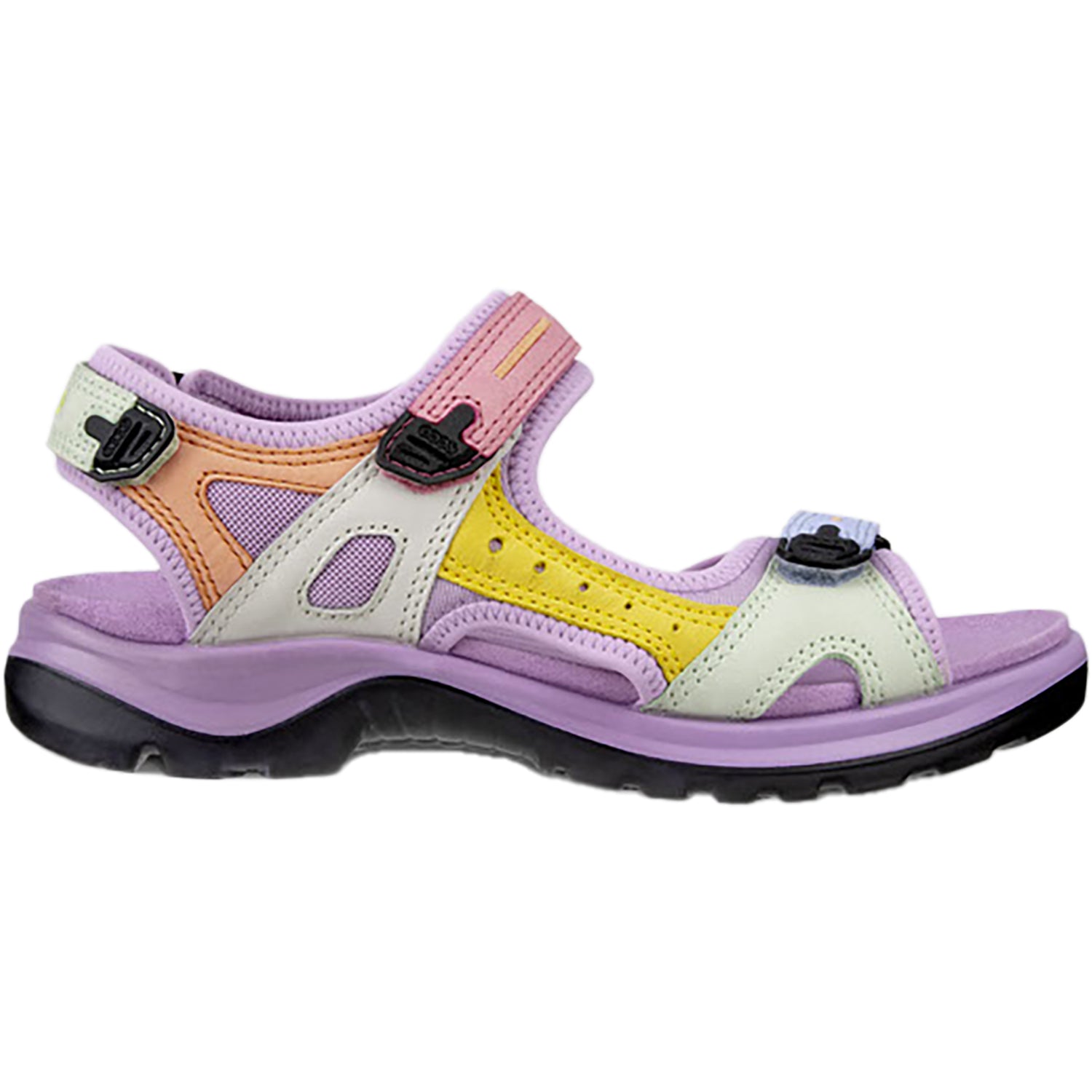 Womens Ecco Women's Ecco Offroad Yucatan Multicolor Lavender Mist Nubuck Lavender Mist