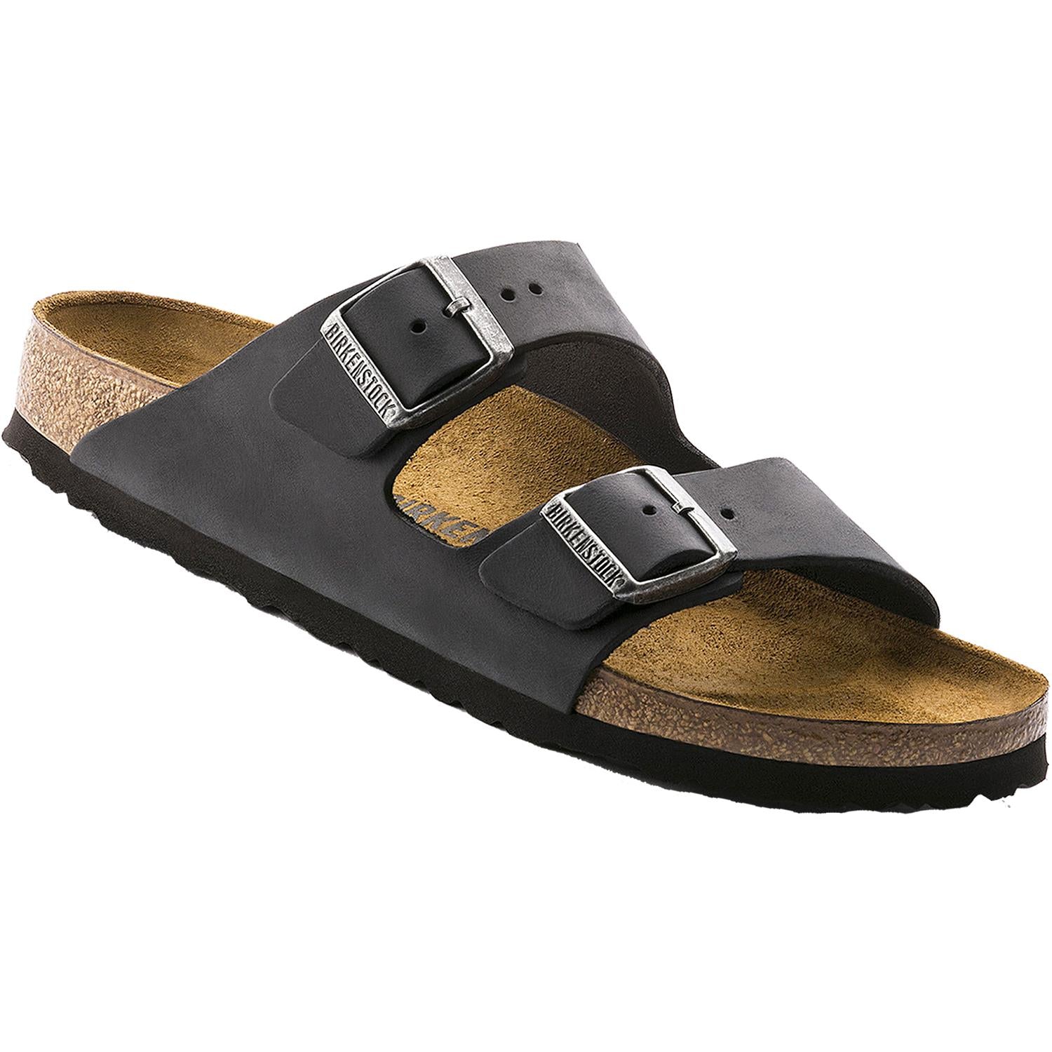 Unisex Birkenstock Unisex Birkenstock Arizona Black Oiled Leather Black Oiled Leather