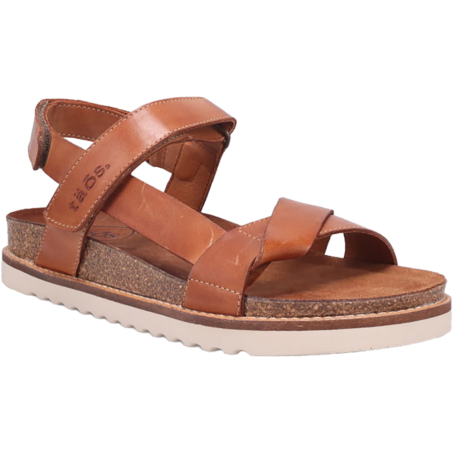 Womens Taos Women's Taos Sideways Caramel Leather Caramel Leather