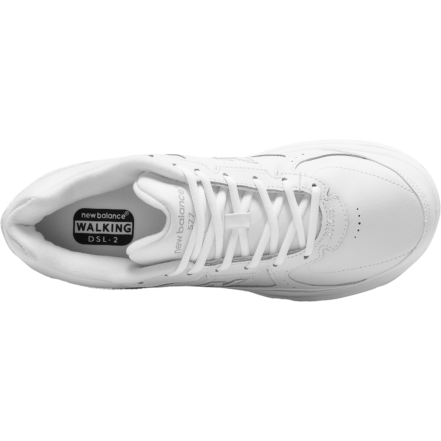 Mens New balance Men's New Balance MW577WT White Leather White Leather