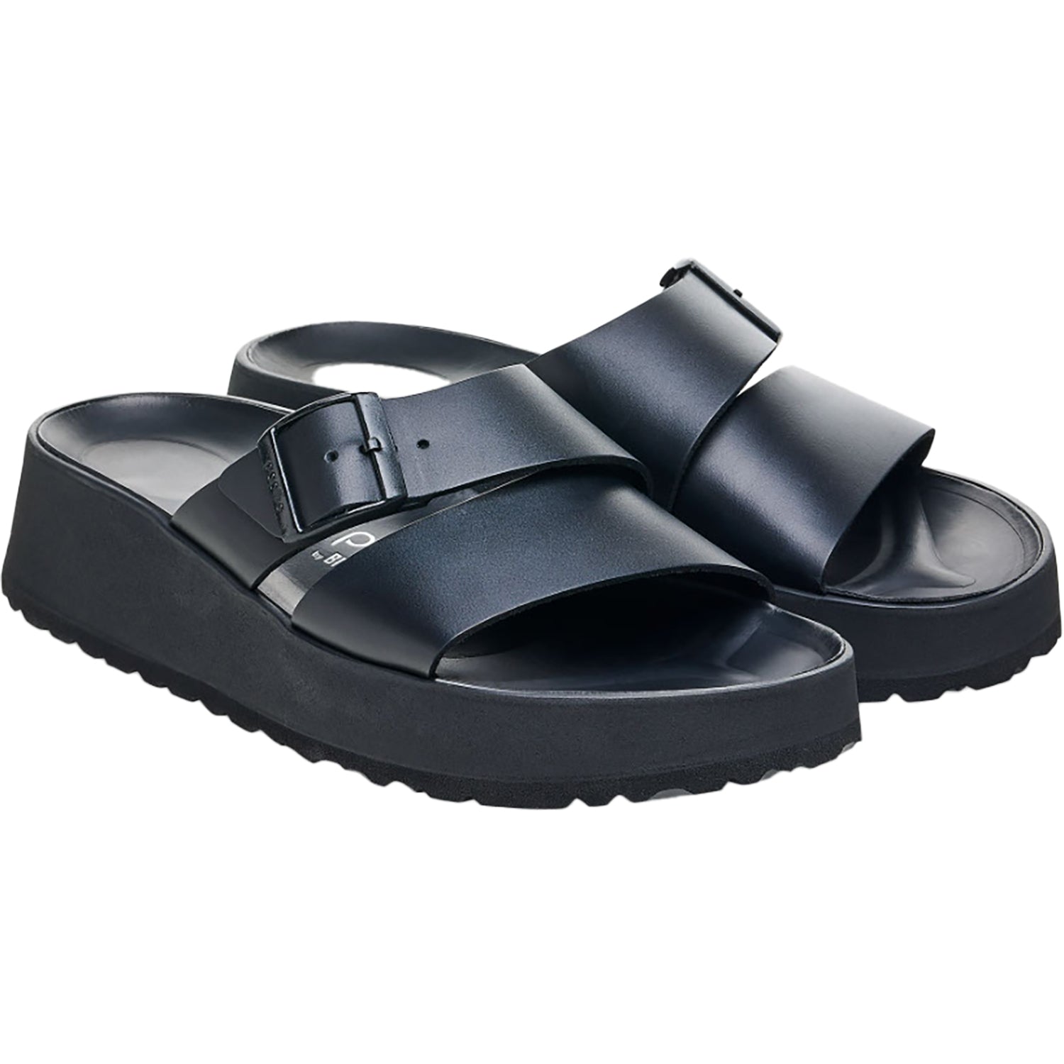 Womens Birkenstock Women's Birkenstock Papillio Almina Black Leather Black Leather