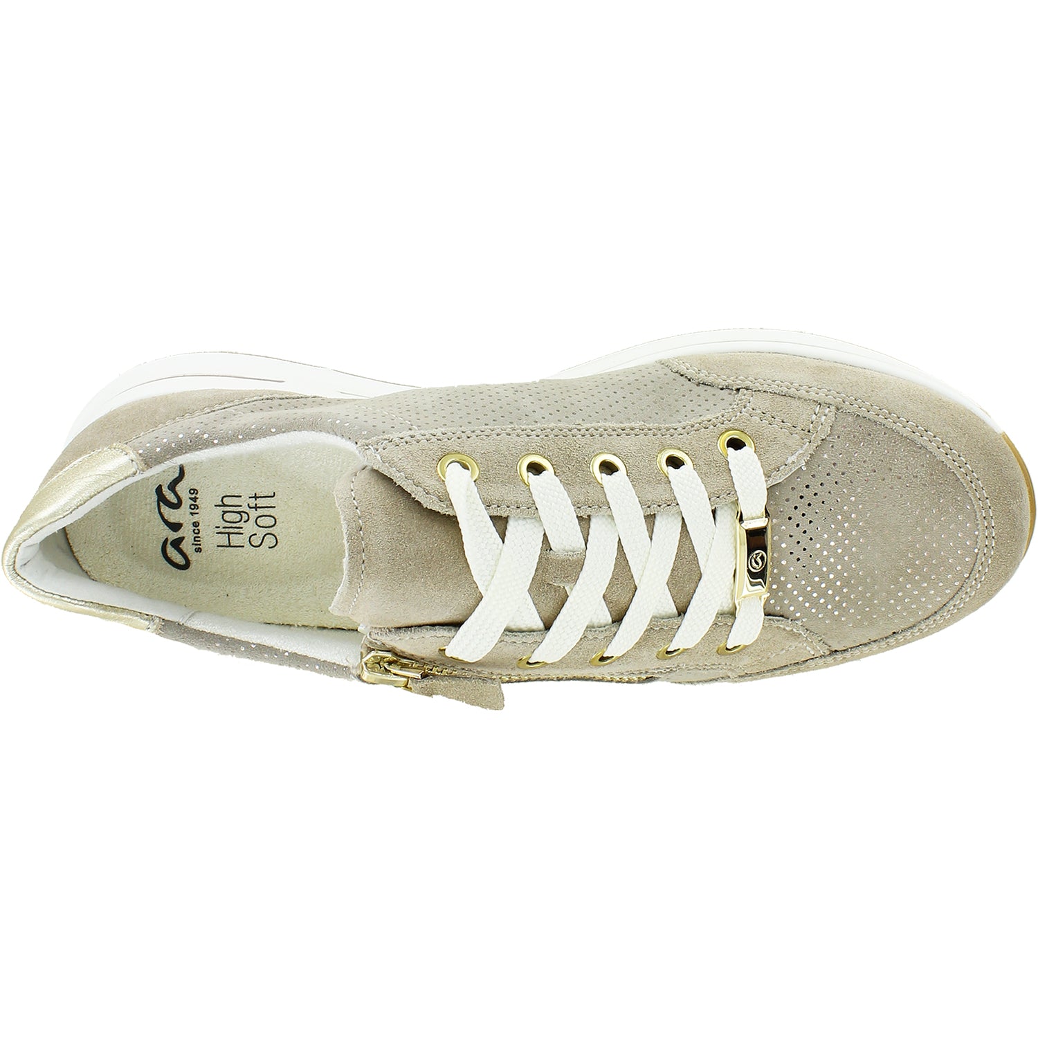 Womens Ara shoes Women's Ara Oleanna Sand/Platinum Suede Sand/Platinum Suede