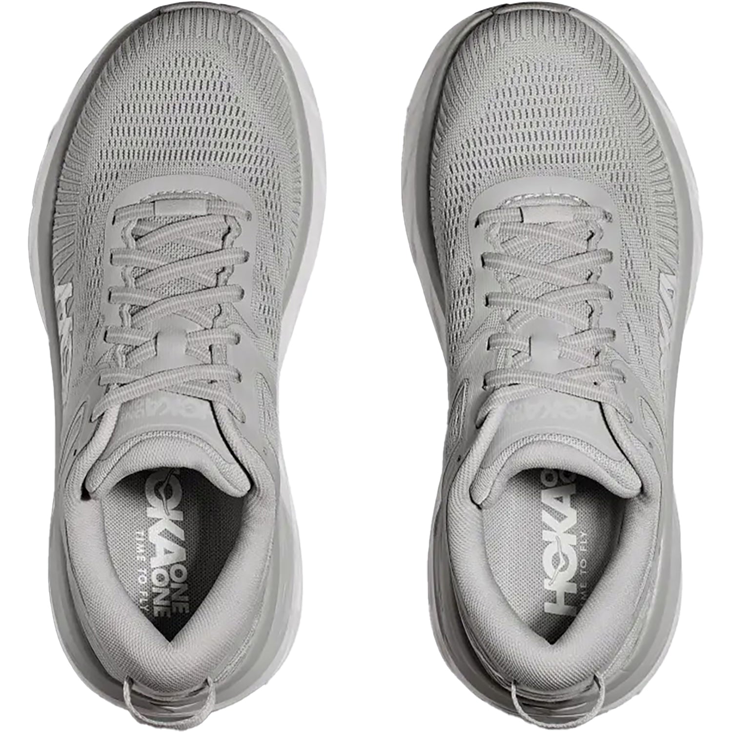 Mens Hoka one one Men's Hoka Bondi 7 Harbor Mist/White Mesh Harbor Mist/White Mesh