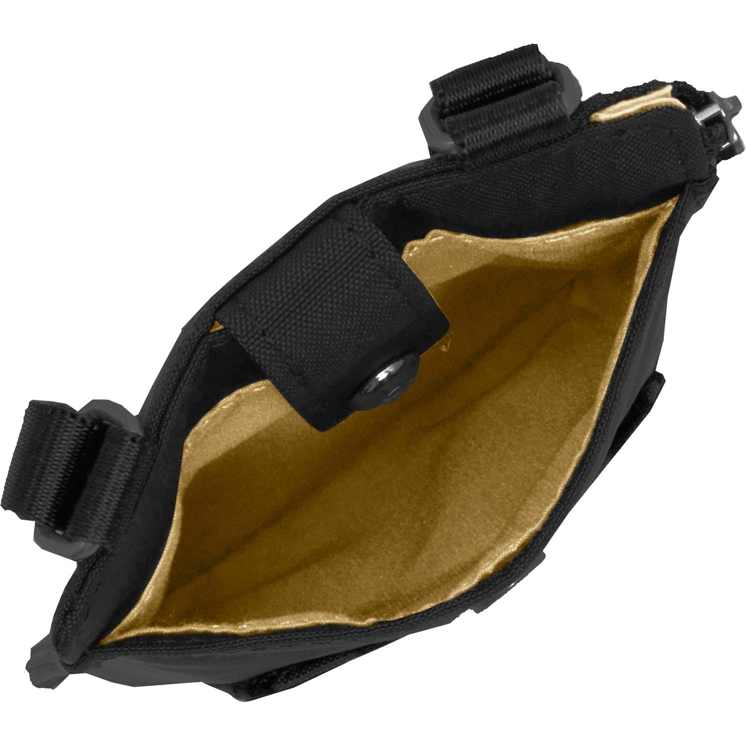 Womens Baggallini Women's Baggallini On The Run Phone Case Black/Sand Nylon Black/Sand Nylon