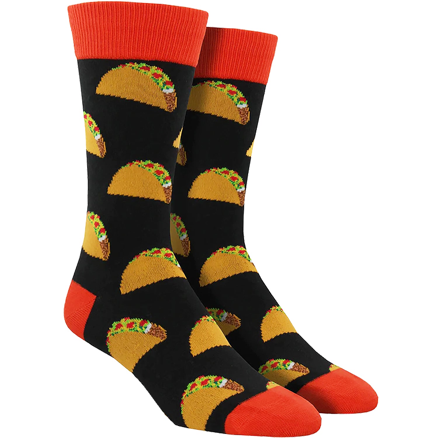 Mens Socksmith design Men's Socksmith Tacos Socks Black Black