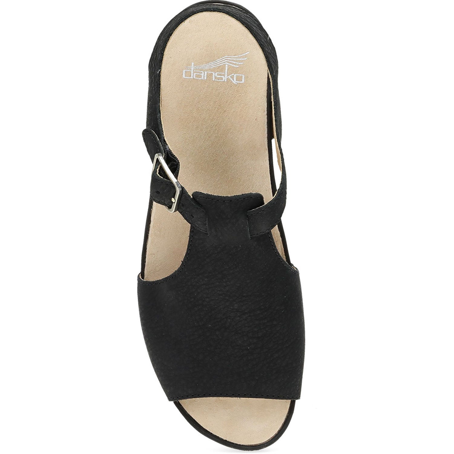 Womens Dansko Women's Dansko Laverne Black Milled Nubuck Black Milled Nubuck