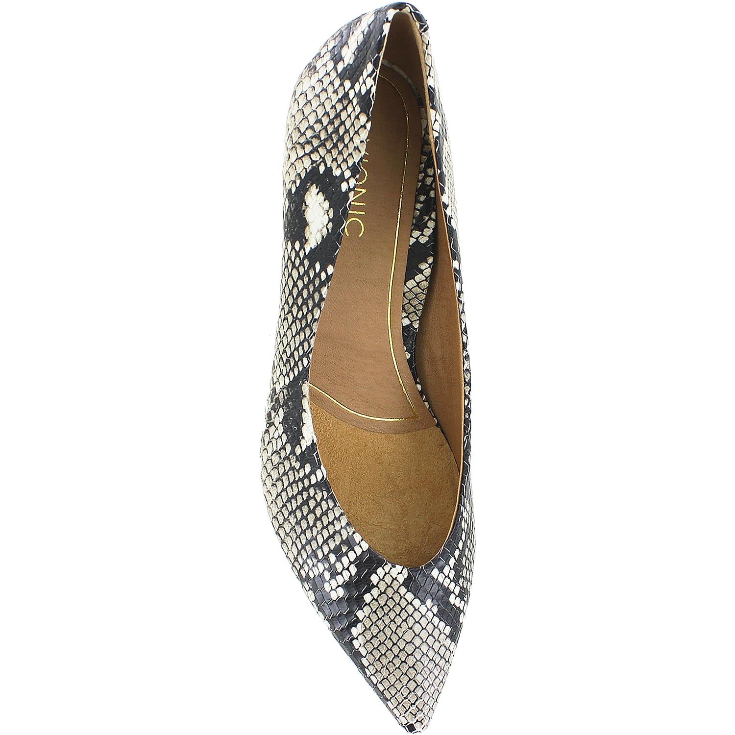 Womens Vionic Women's Vionic Josie Natural Snake Leather Natural Snake Leather