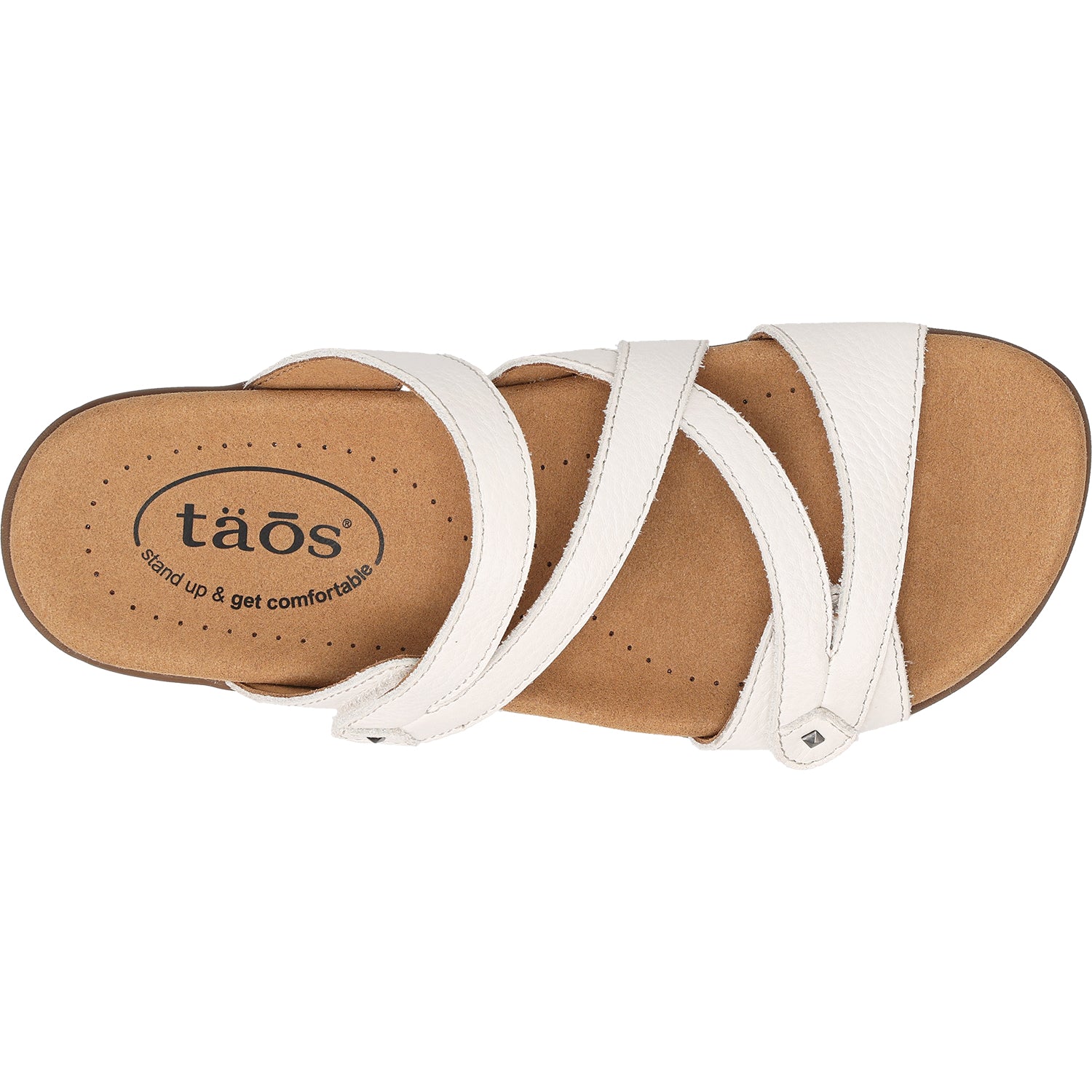 Womens Taos Women's Taos Double U White Leather White Leather