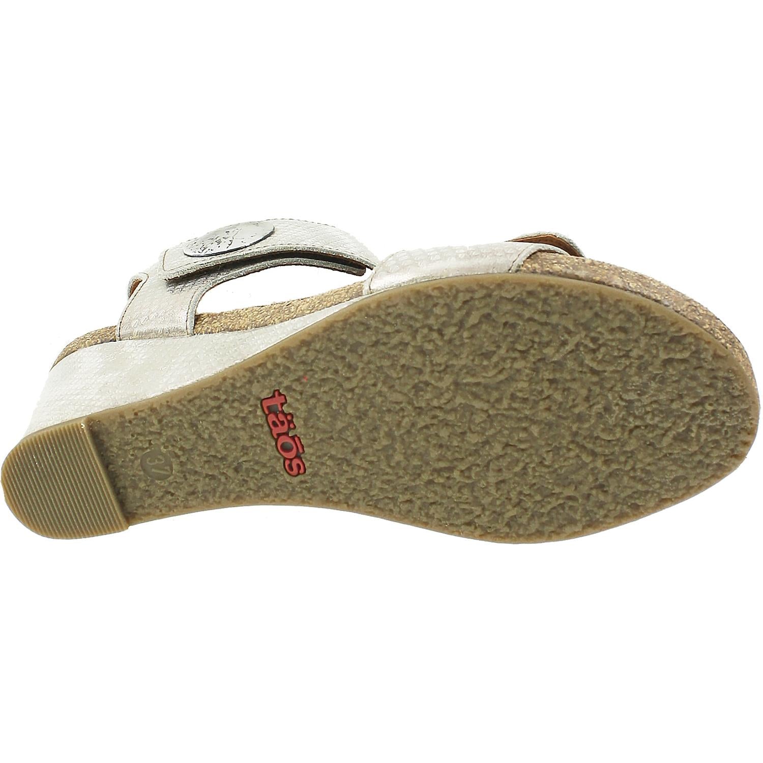 Womens Taos Women's Taos Carousel 2 Silver Leather Silver Leather