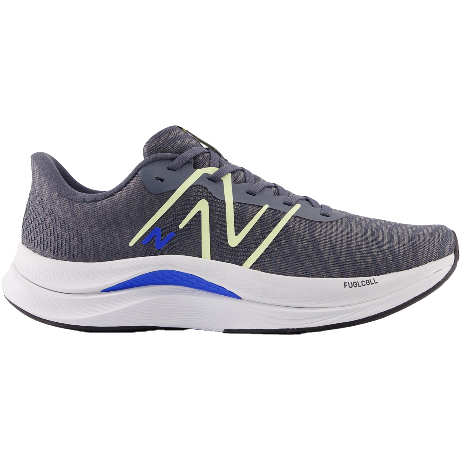 Mens New balance Men's New Balance MFCPRCC4 FuelCell Propel v4 Graphite/Limelight Mesh Graphite/Limelight
