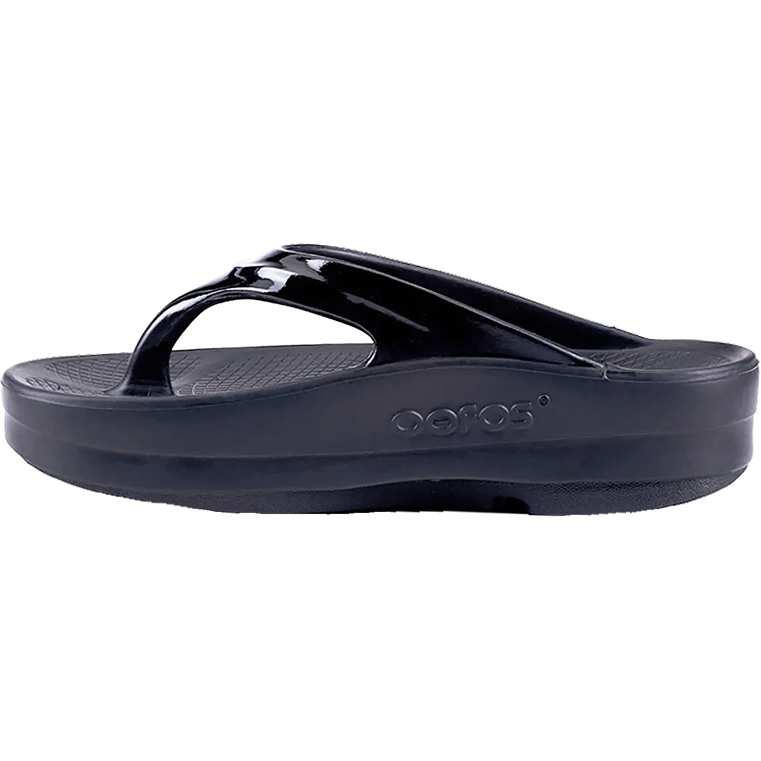Womens Oofos Women's OOFOS OOmega OOlala Black Synthetic Black Synthetic