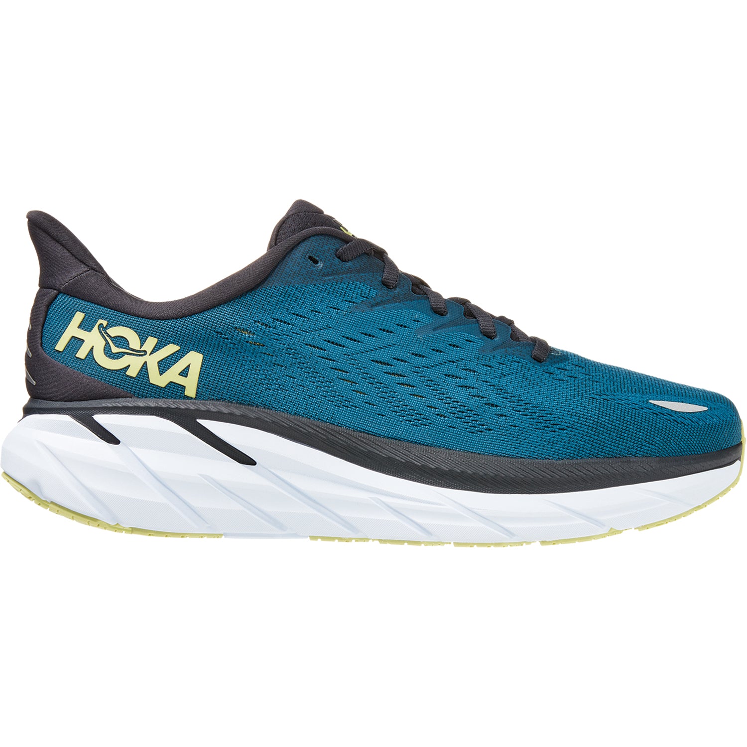 Mens Hoka one one Men's Hoka One One Clifton 8 Blue Coral/Butterfly Mesh Blue Coral/Butterfly Mesh