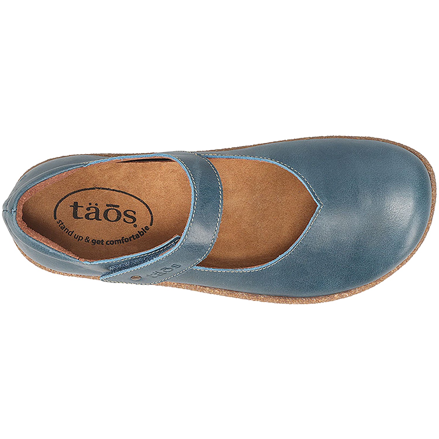Womens Taos Women's Taos Ultimate Petrol Blue Leather Petrol Blue Leather