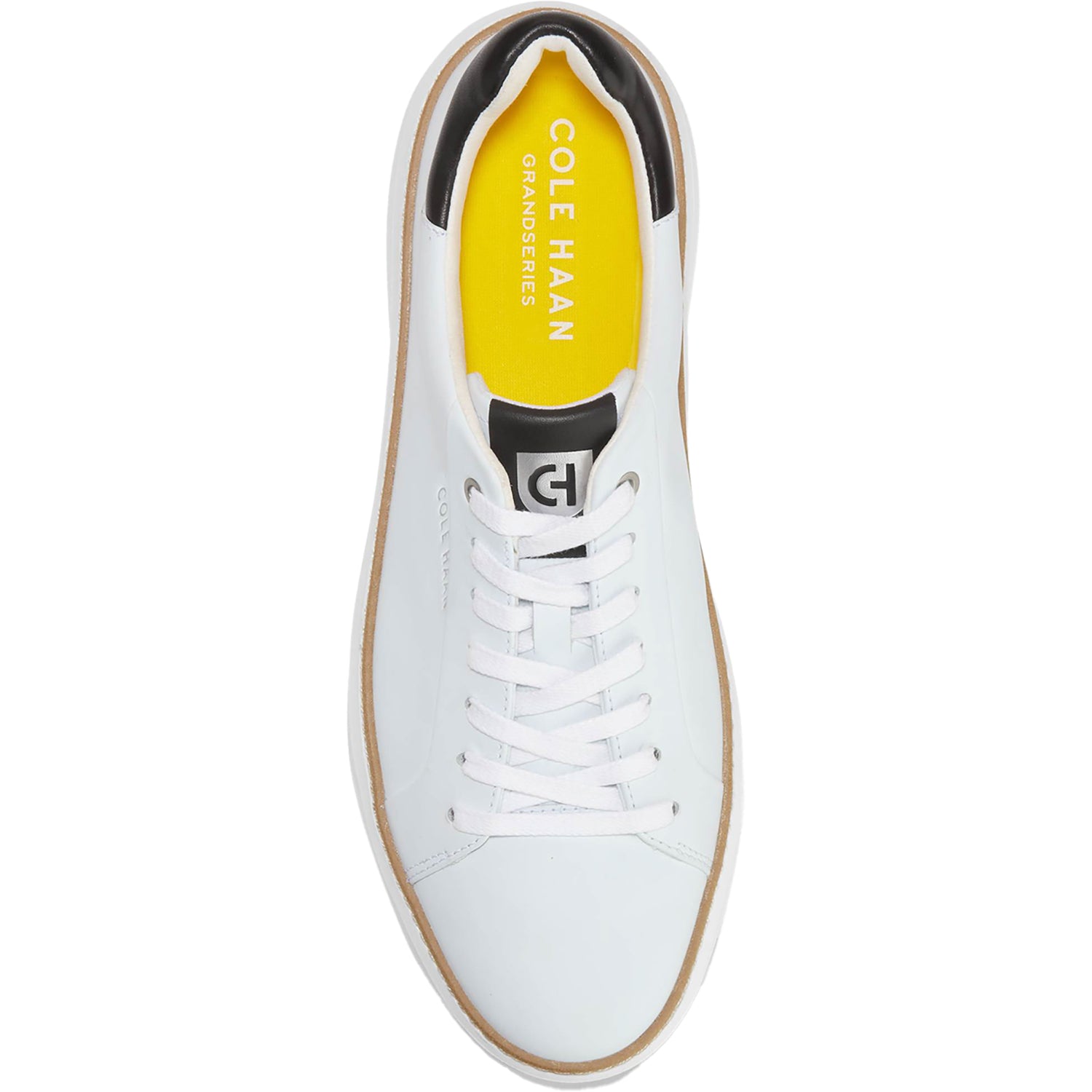 Mens Cole haan Men's Cole Haan GrandPro Topspin Sneaker Optic White Leather Optic White Leather