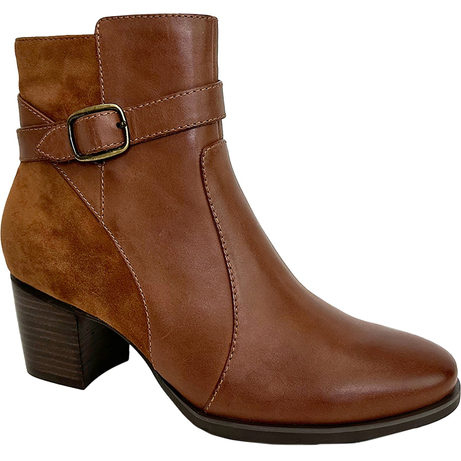 Womens Aetrex Women's Aetrex Rebecca Cognac Leather Cognac