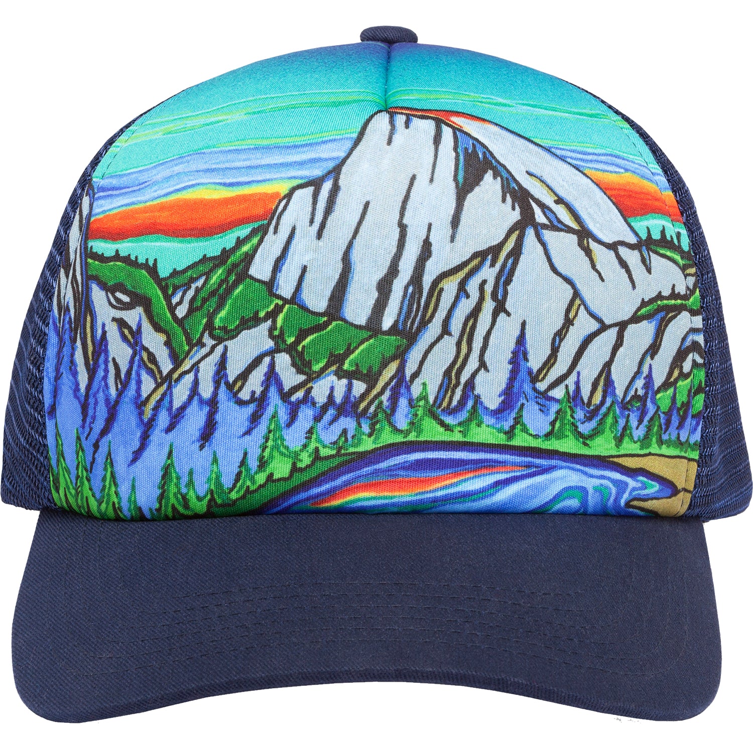 Unisex Sunday afternoons Unisex Sunday Afternoons Artist Series Trucker Hat Half Dome Half Dome