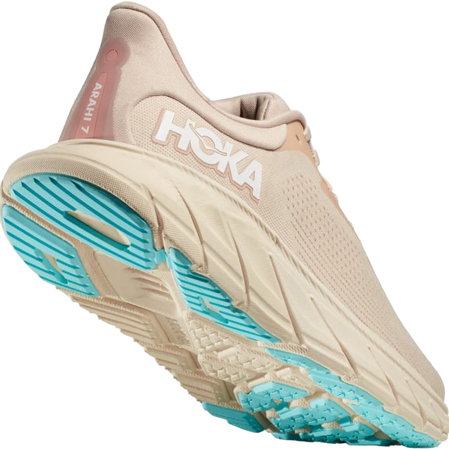 Womens Hoka one one Women's Hoka Arahi 7 Vanilla/Cream Mesh Vanilla/Cream Mesh