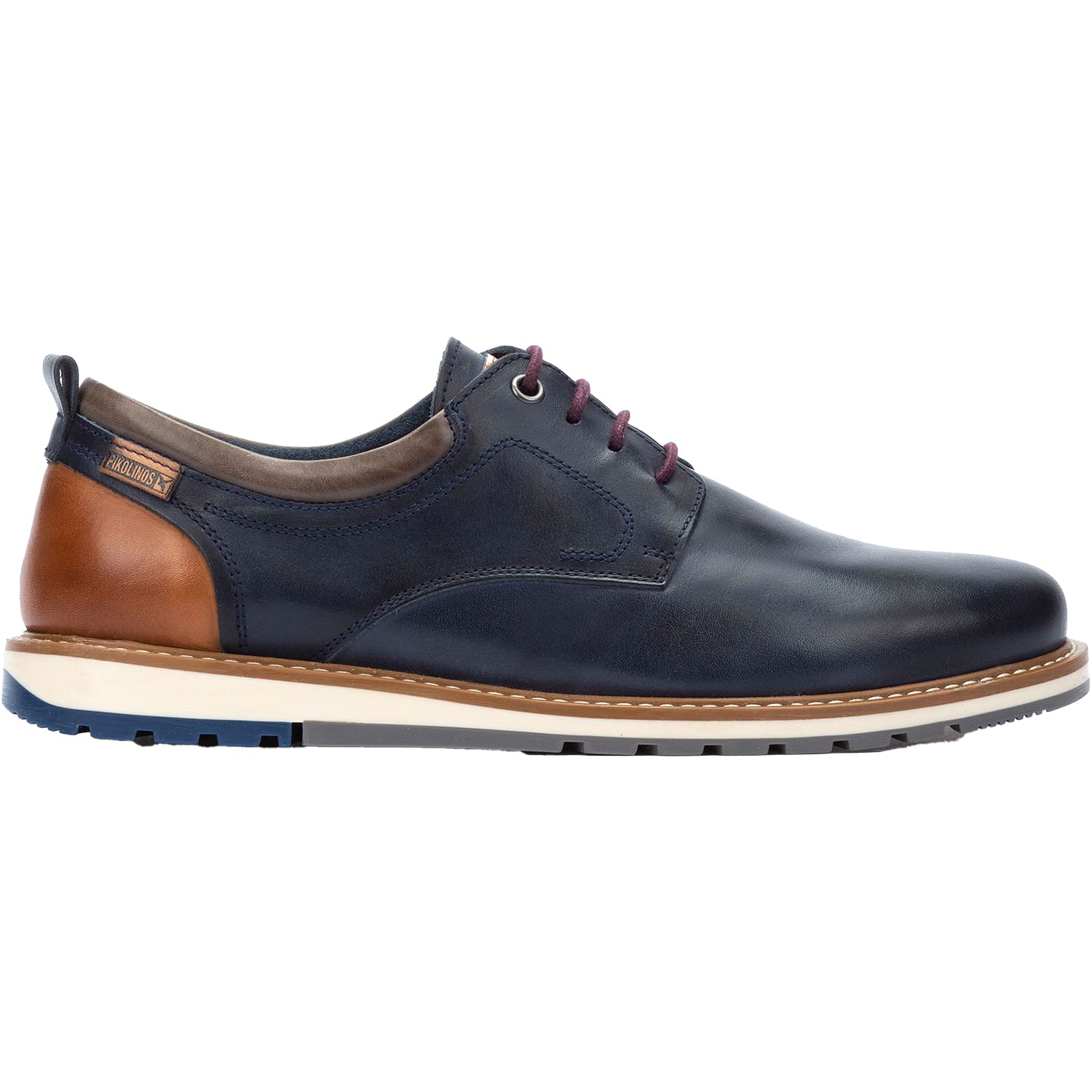 Mens Pikolinos Men's Pikolinos Berna M8J-4183 Blue Leather Blue Leather