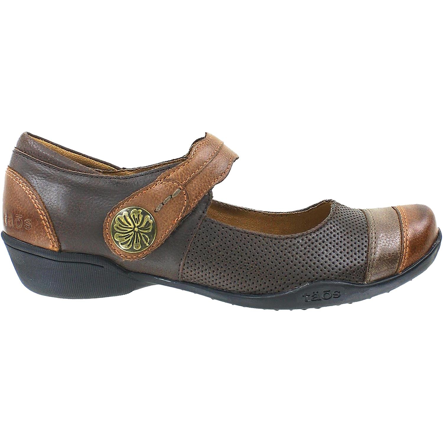 Womens Taos Women's Taos Bravo Whiskey Multi Leather Whiskey Multi Leather