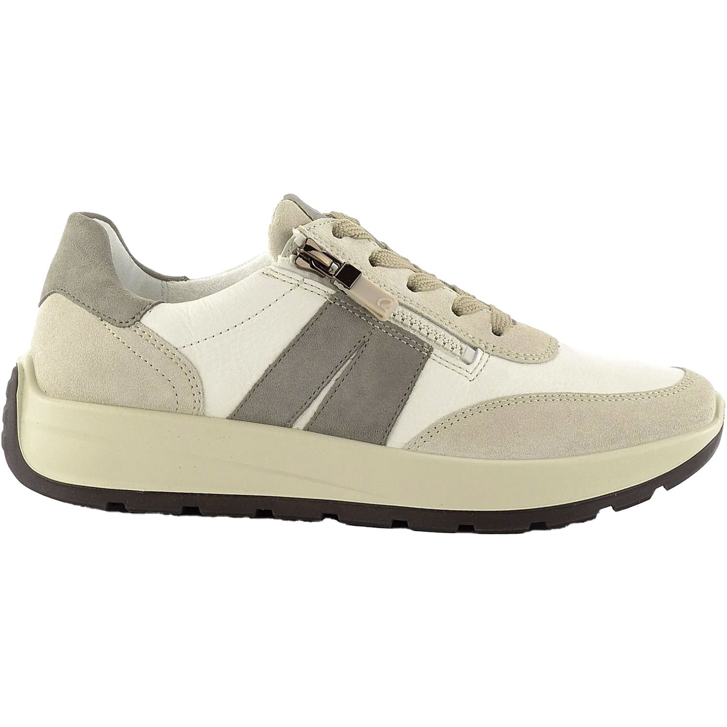 Womens Ara shoes Women's Ara Nerine Shell/Cream/Moon Suede Shell/Cream/Moon Suede