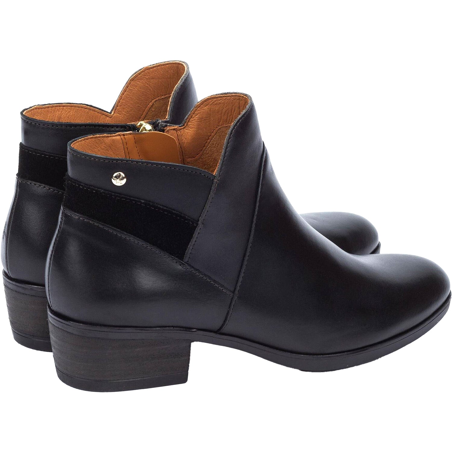 Womens Pikolinos Women's Pikolinos Daroca W1U-8732C2 Black Leather Black Leather