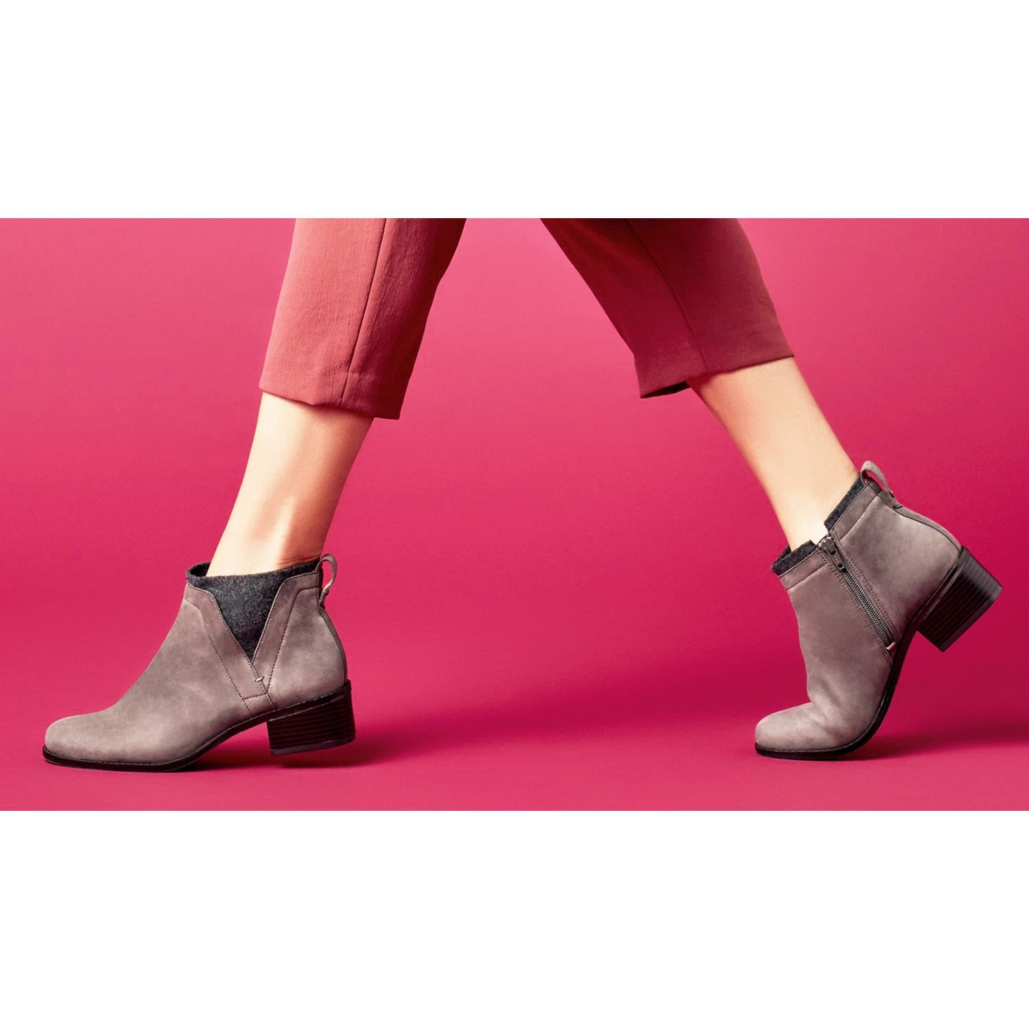 Womens Vionic Women's Vionic Joslyn Charcoal Leather Charcoal Leather