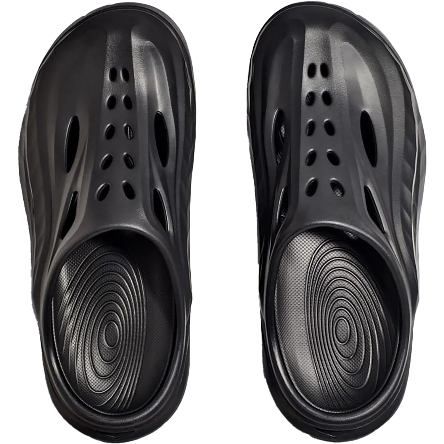 Unisex Hoka one one Unisex Hoka Ora Recovery Mule Black/Black Synthetic Black/Black Synthetic