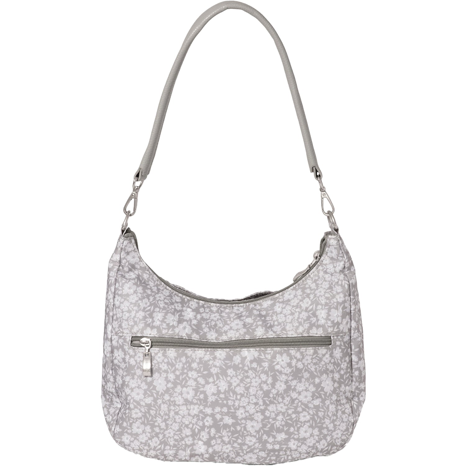 Womens Baggallini Baggallini Modern Pocket Half Moon Bag Light Grey Petal Light Grey Petal