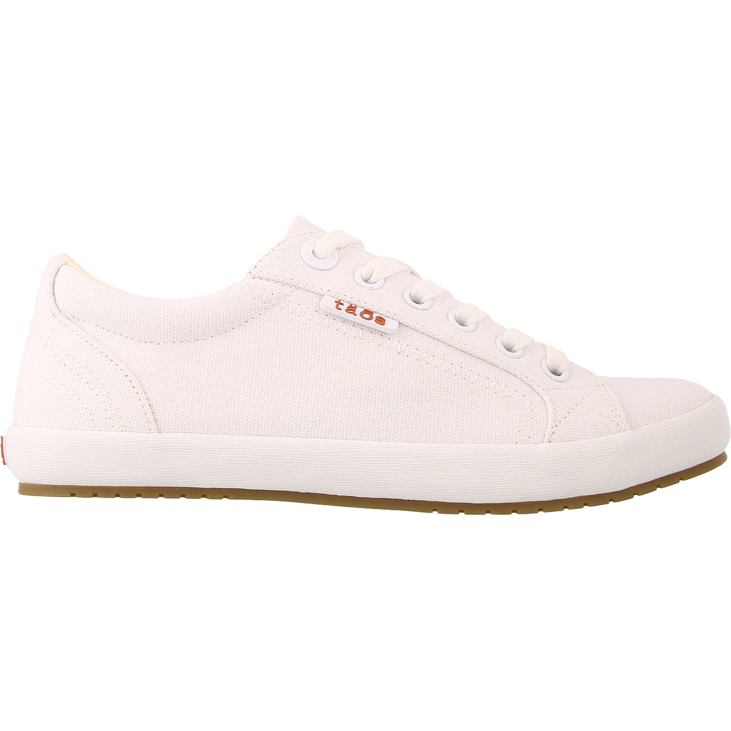 Womens Taos Women's Taos Star White/White Canvas White/White Canvas