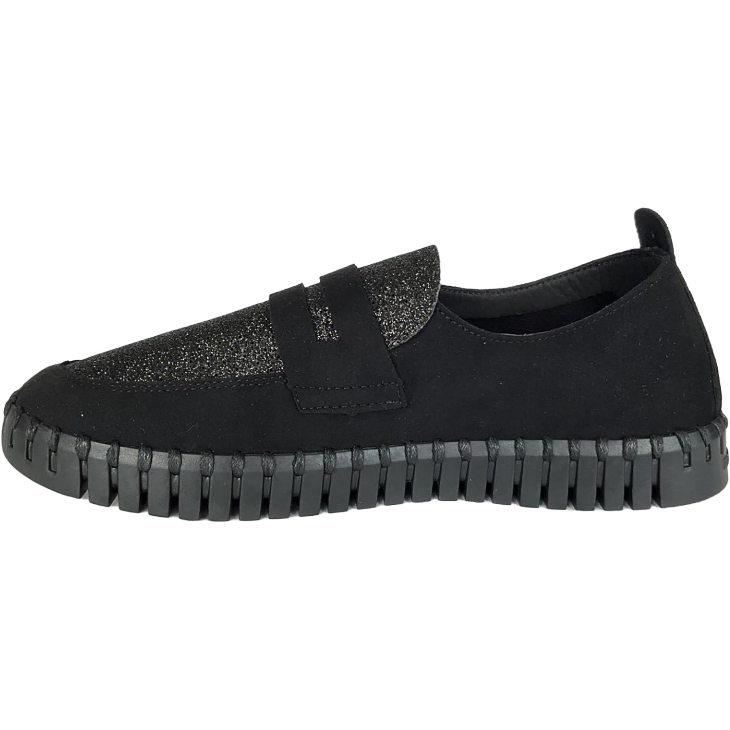 Womens Ilse jacobsen Women's Ilse Jacobsen Tulip 3882 Loafer Black Combi Synthetic Black Combi