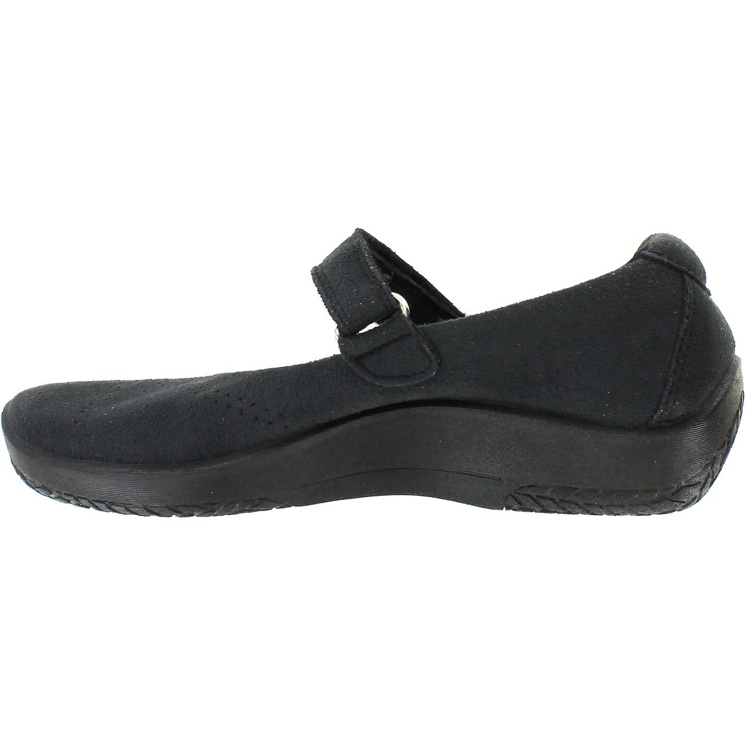 Womens Arcopedico Women's Arcopedico L18 Black Synthetic Suede Black Synthetic Suede