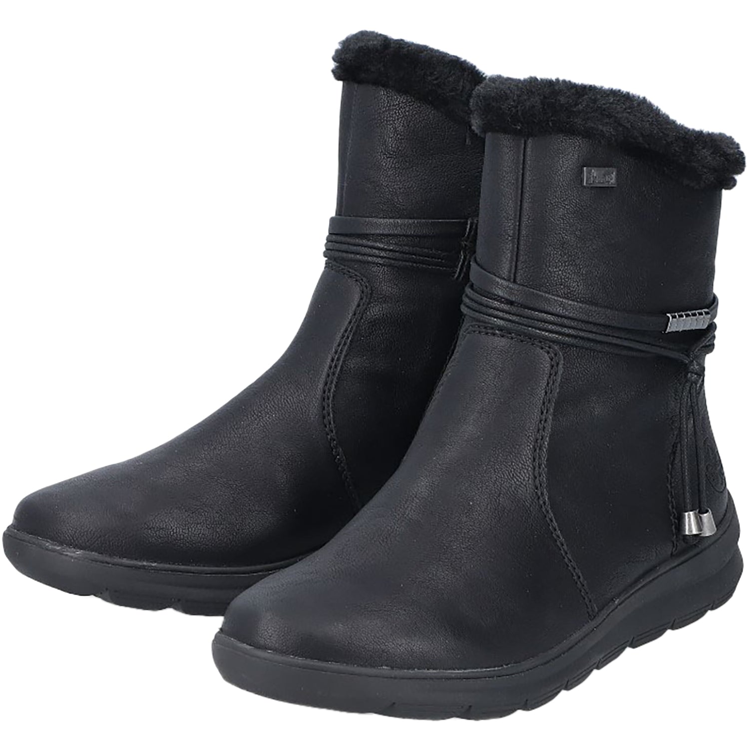Womens Rieker Women's Rieker Z0070-00 Schwarz/Nero Synthetic Schwarz/Nero Synthetic