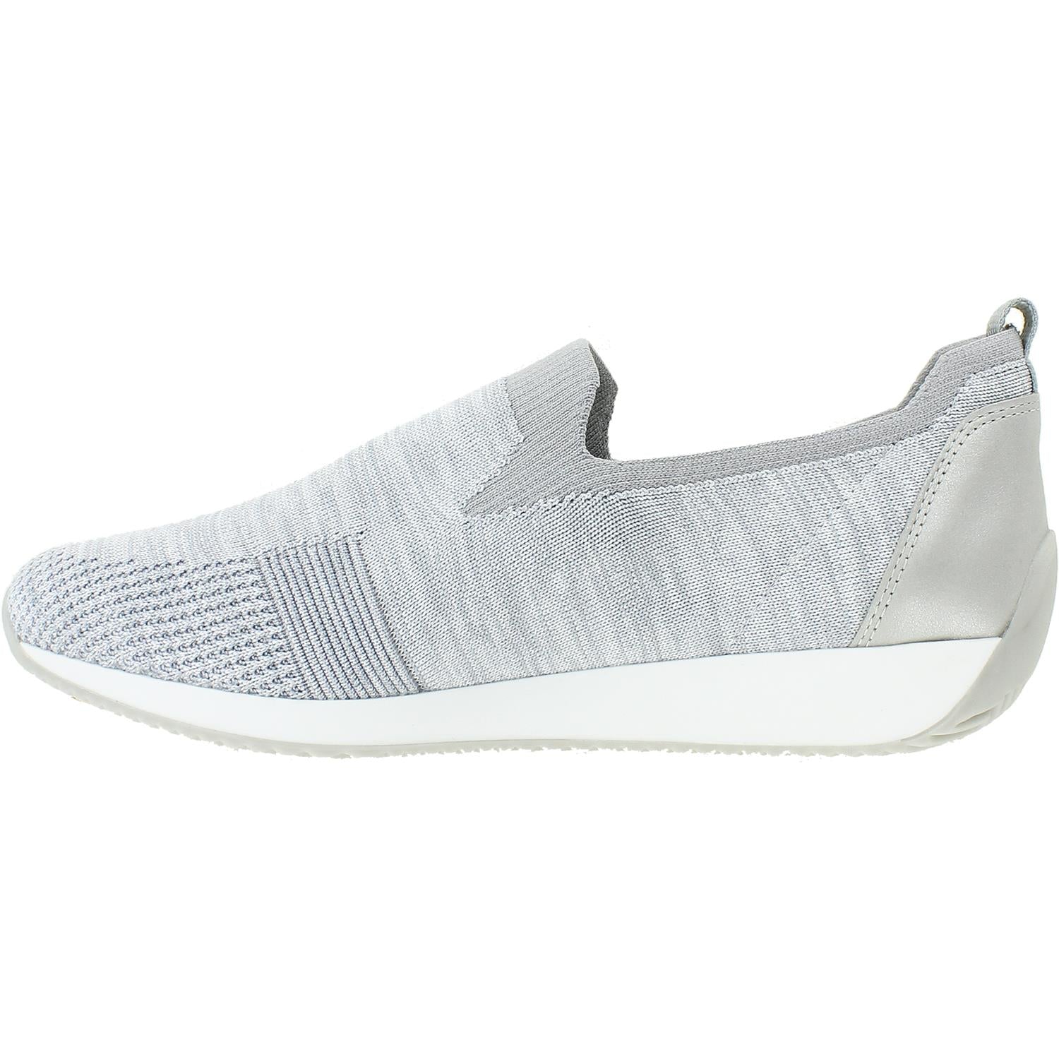 Womens Ara shoes Women's Ara Shoes Leena Silver Woven Fabric Silver Woven Fabric