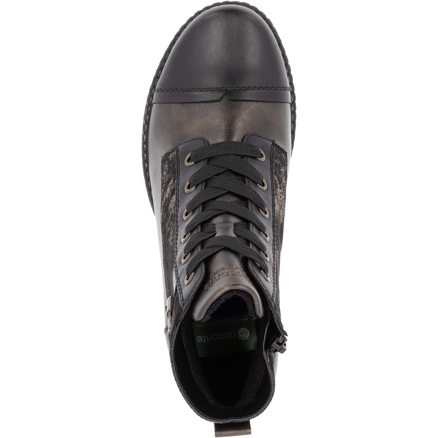 Womens Remonte Women's Remonte D4381-03 Schwarz/Antik/Schwarz Synthetic Schwarz/Antik/Schwarz Synthetic