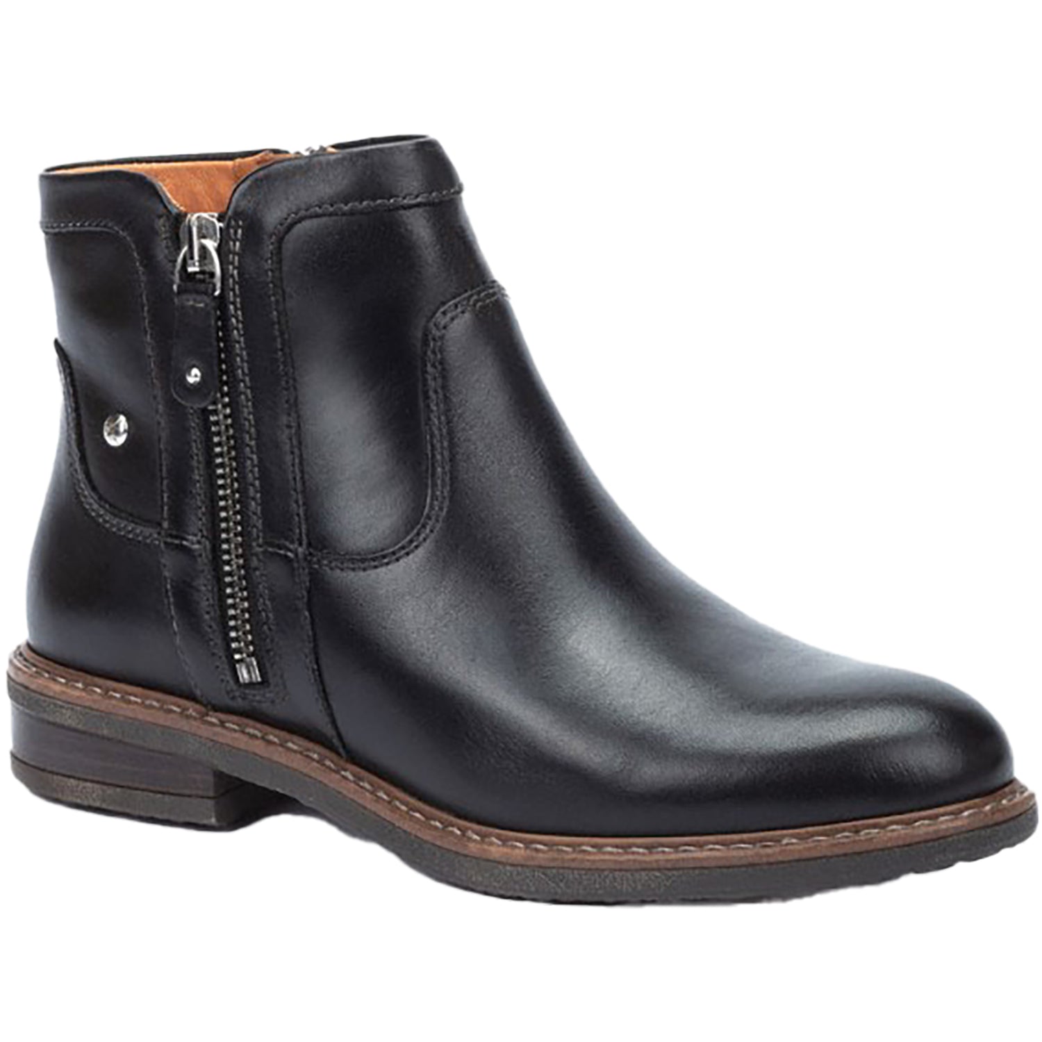 Womens Pikolinos Women's Pikolinos Aldaya W8J-8747 Black Leather Black Leather